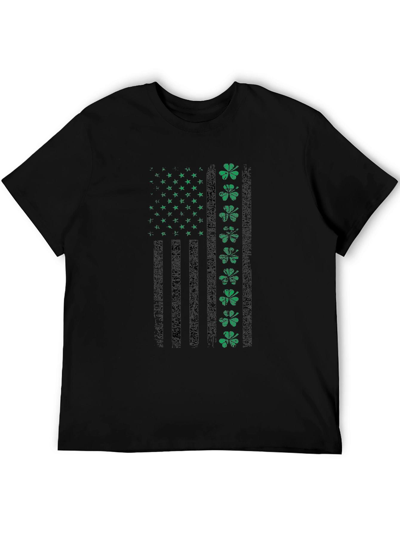 St. Patricks Day Shamrock Flag T-Shirt