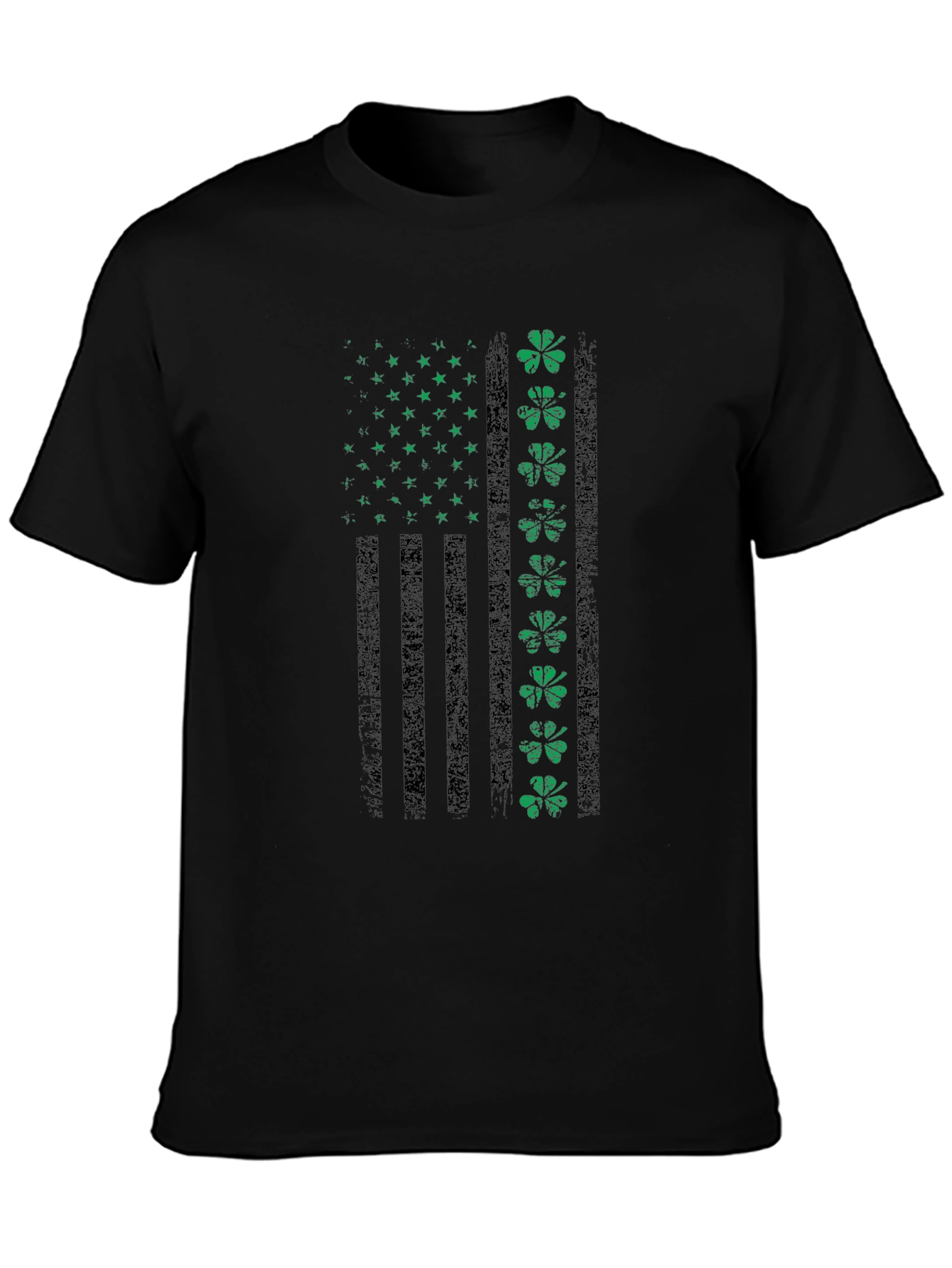 St. Patricks Day Shamrock Flag T-Shirt
