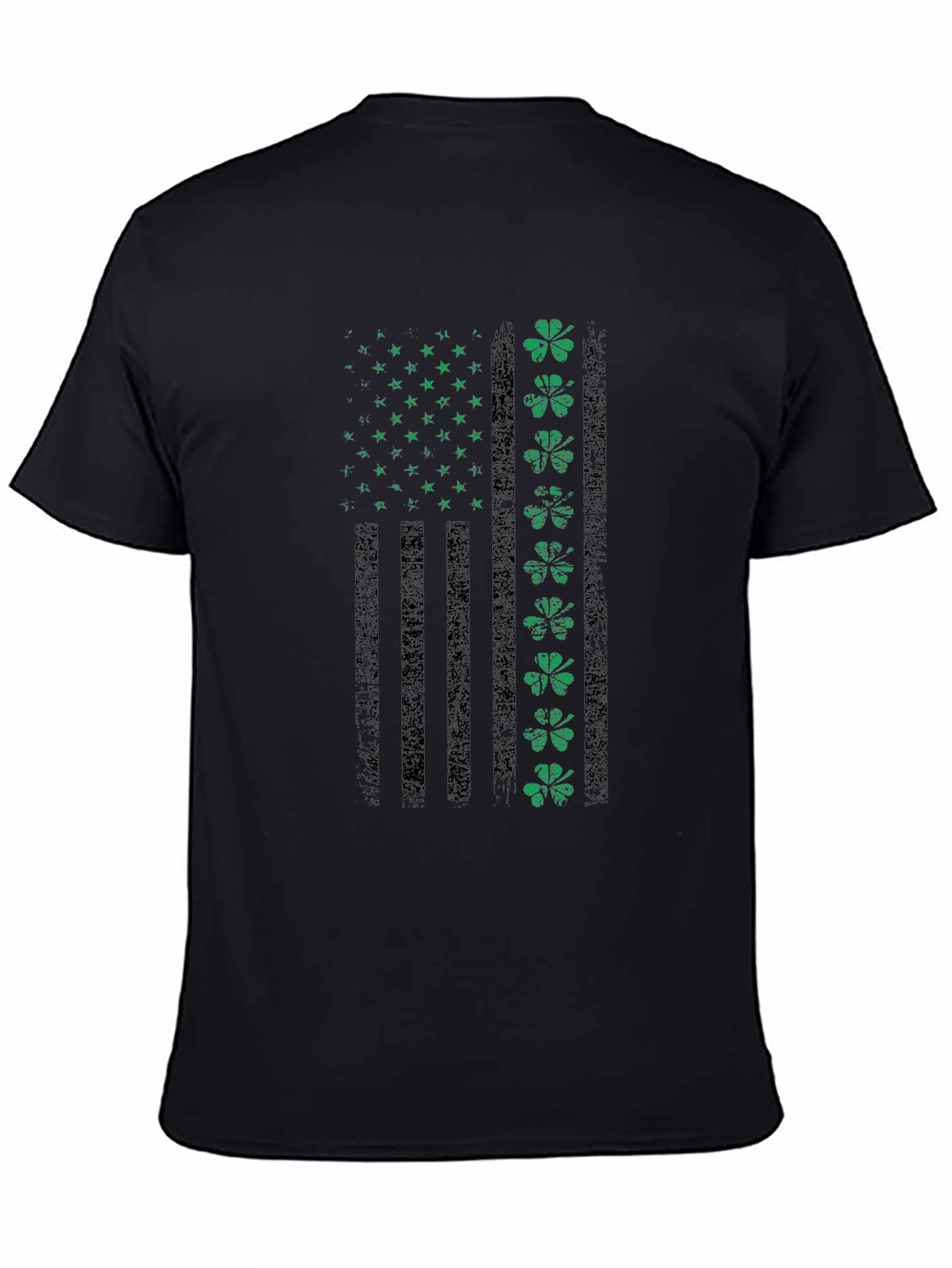 St. Patricks Day Shamrock Flag T-Shirt