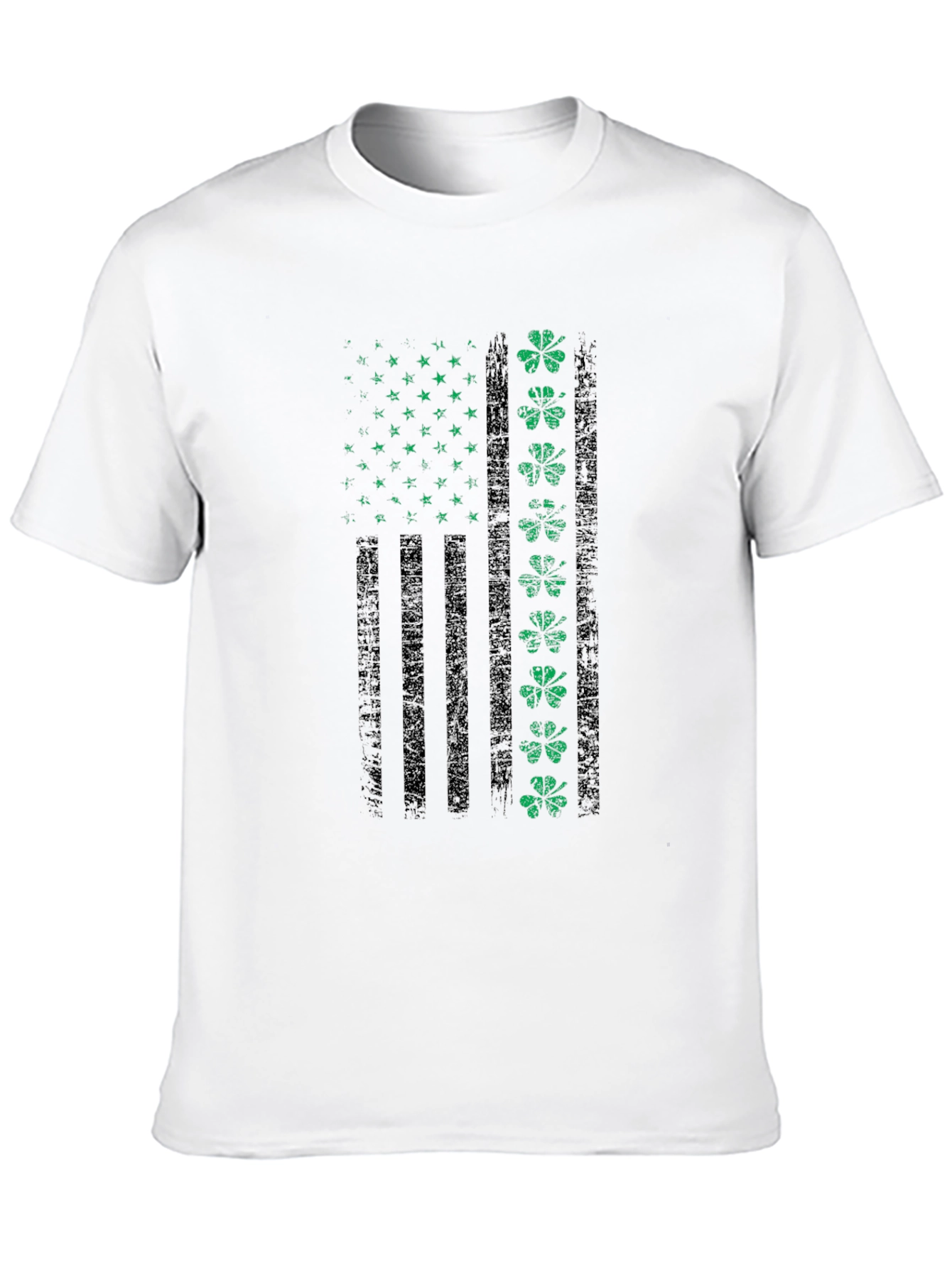 St. Patricks Day Shamrock Flag T-Shirt
