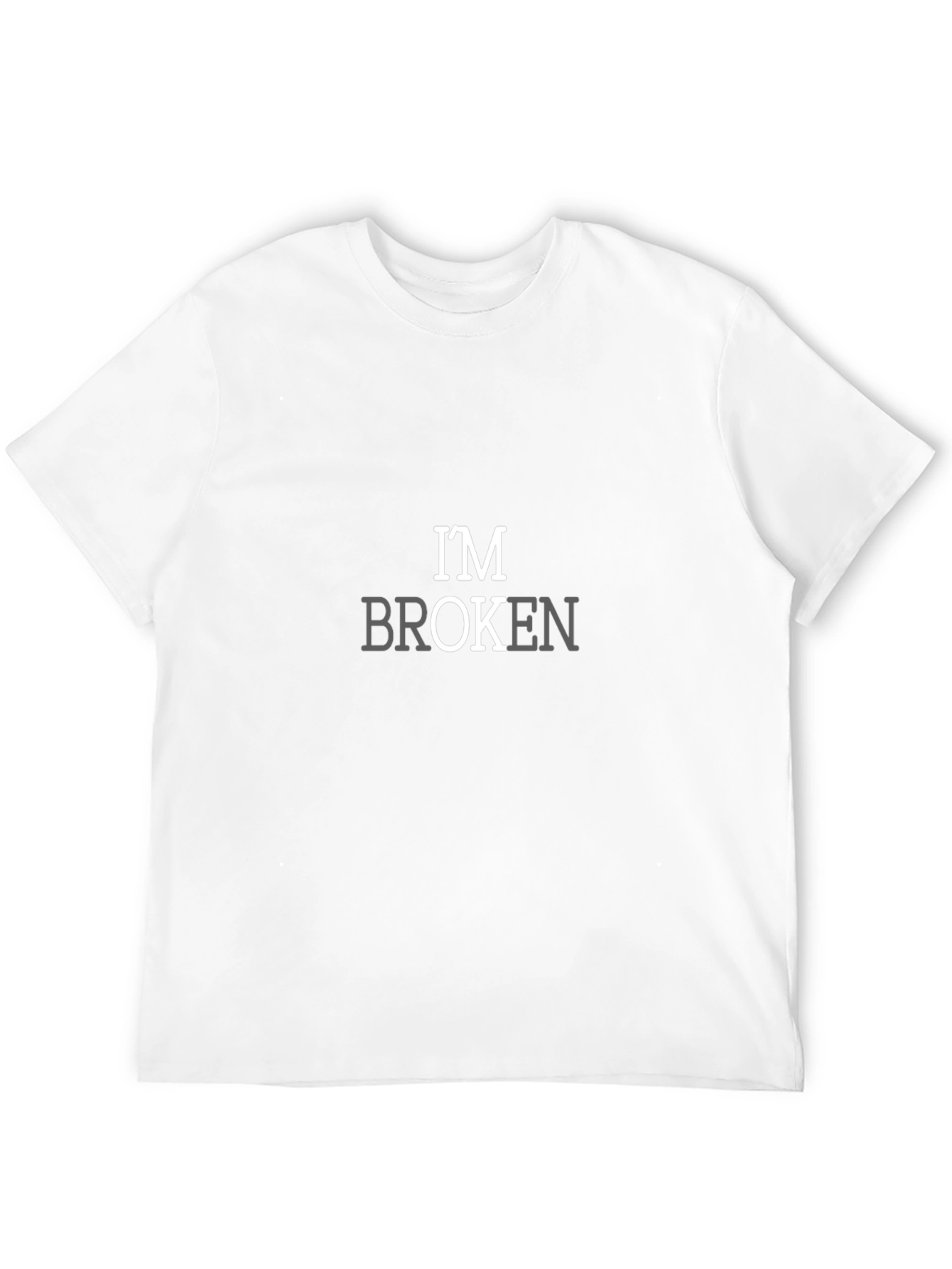 Im Broken Graphic Tee - Mens Black T-Shirt