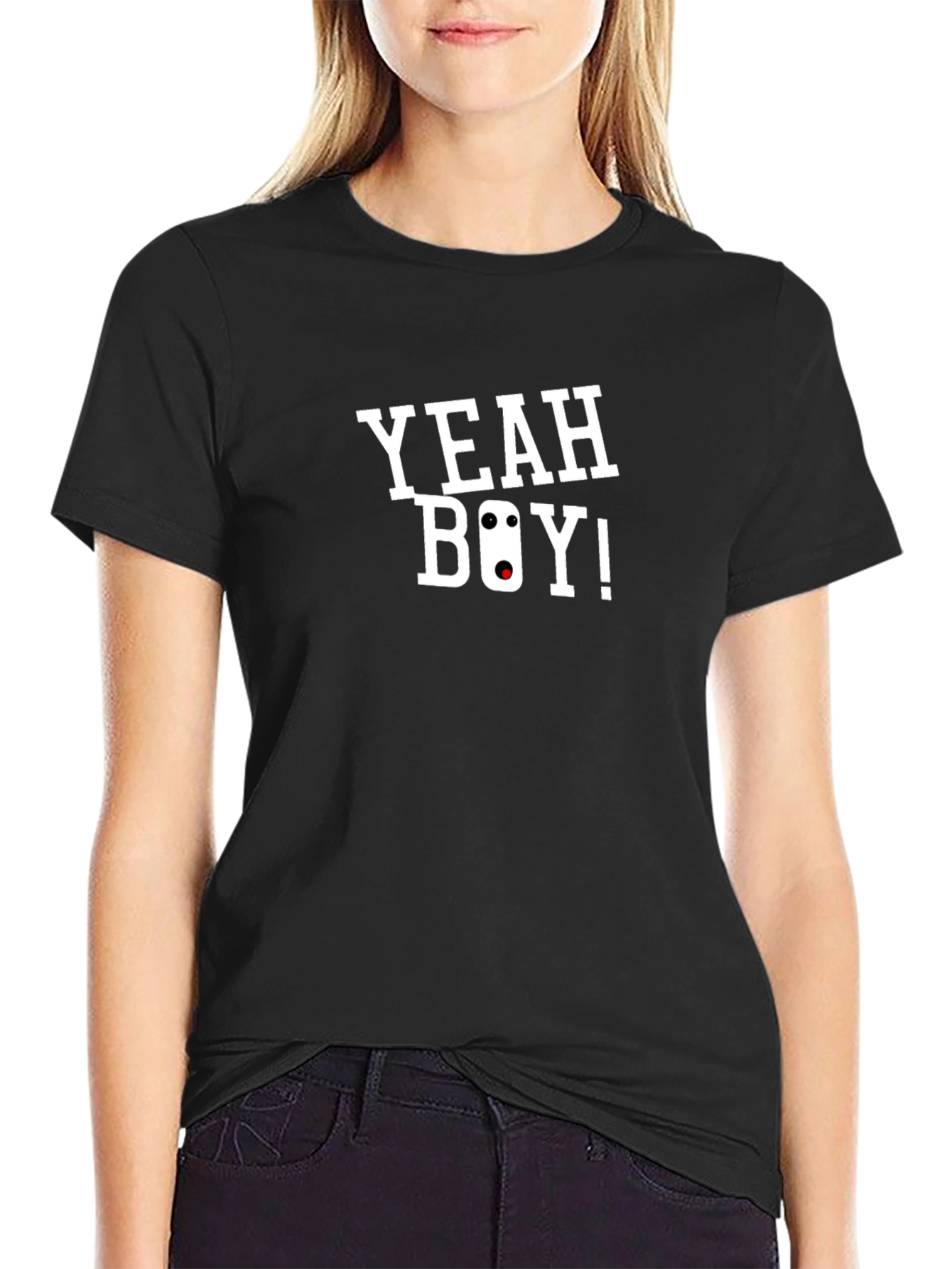 Yeah Boy! Graphic Tee - Classic Black T-Shirt