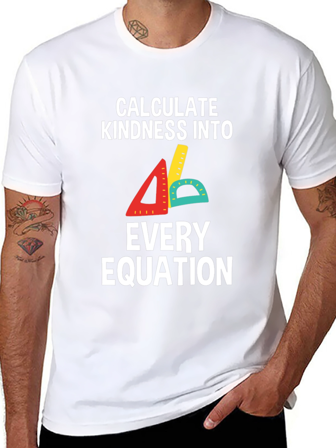 Kindness Equation T-Shirt - Calculate Kindness Tee