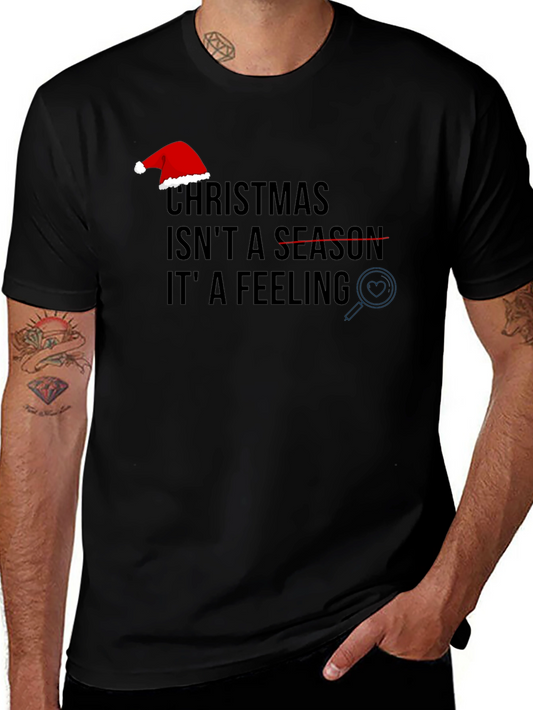 Christmas Feeling Graphic Tee - Holiday Spirit