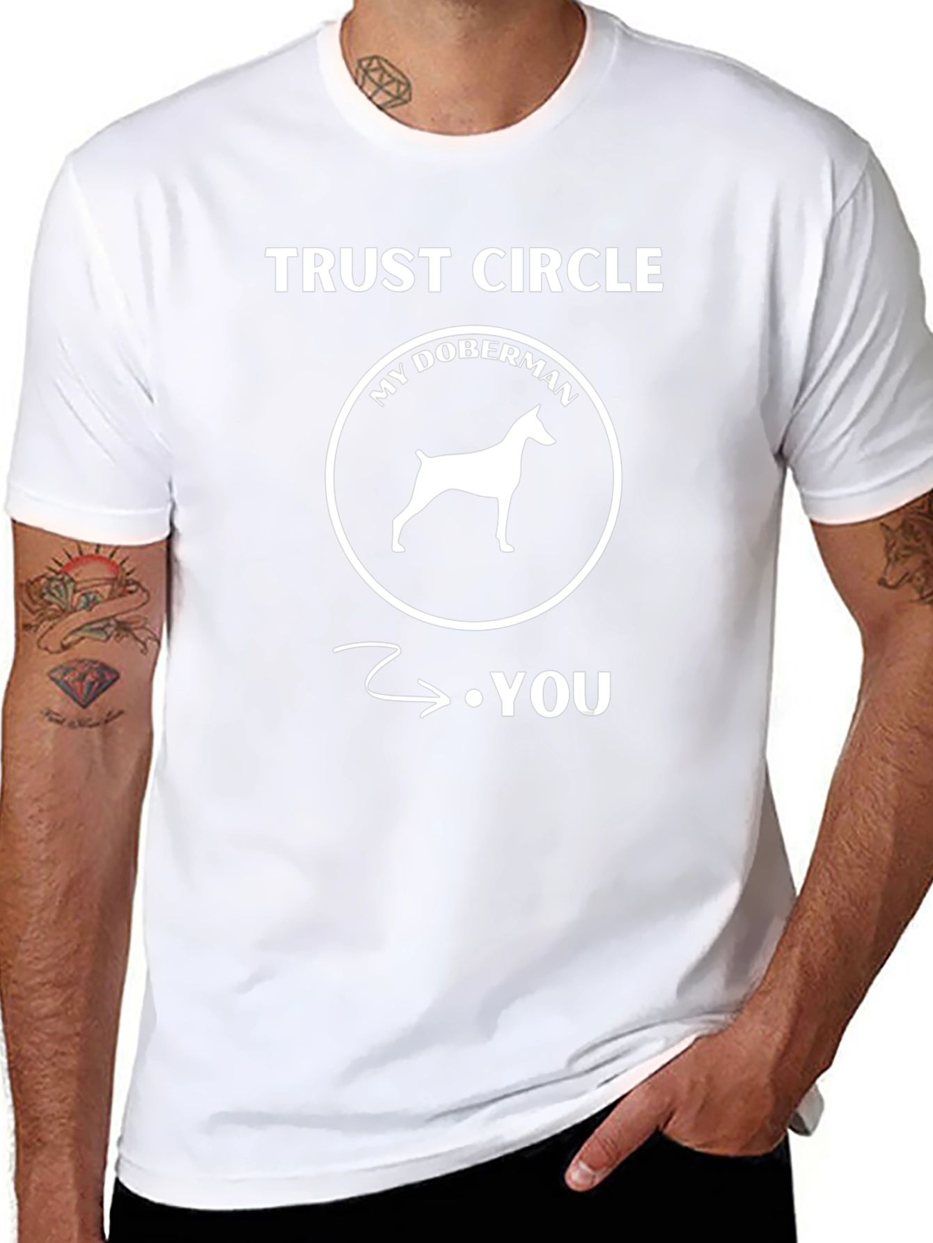 Trust Circle My Doberman T-Shirt - Dog Lover Tee