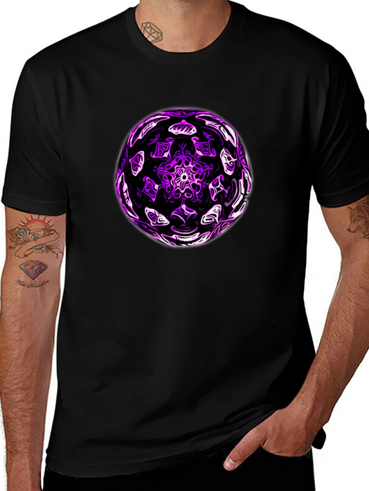 Abstract Orb Graphic T-Shirt