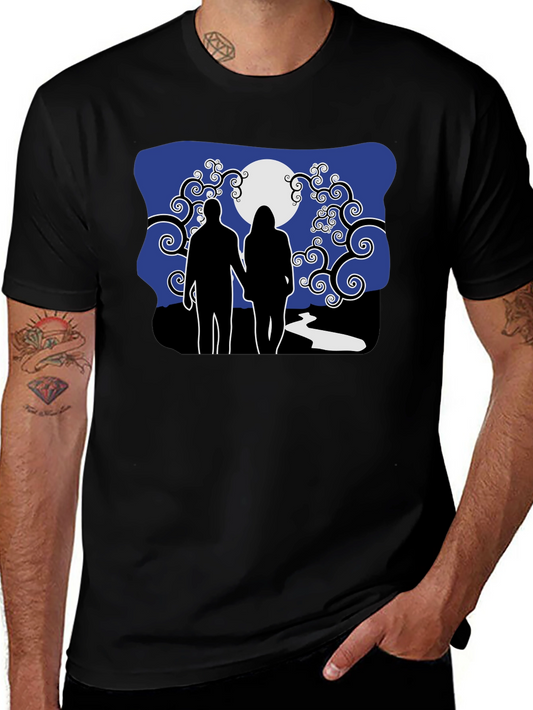 Romantic Moonlit Walk T-Shirt