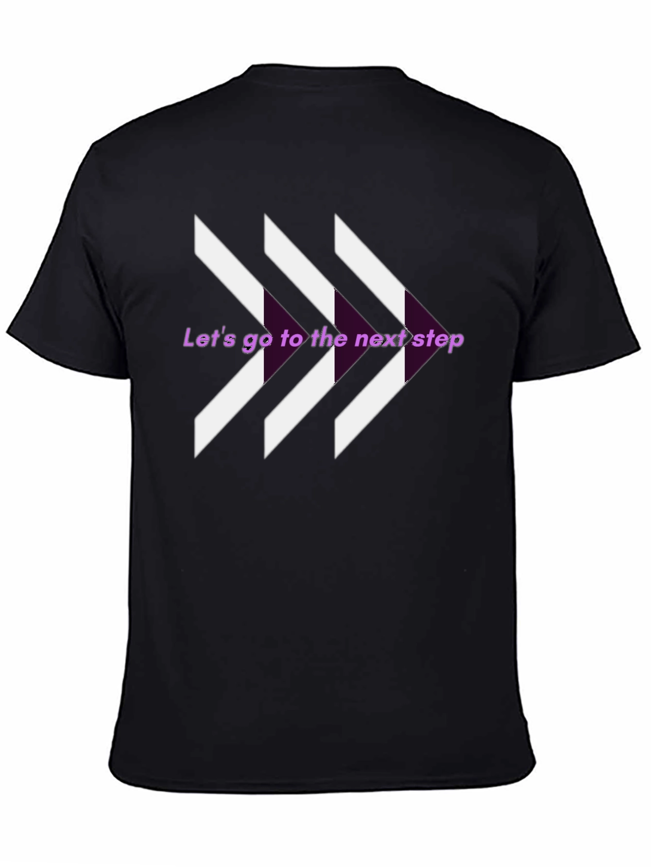 Next Step Graphic Tee - Stylish Arrow Design