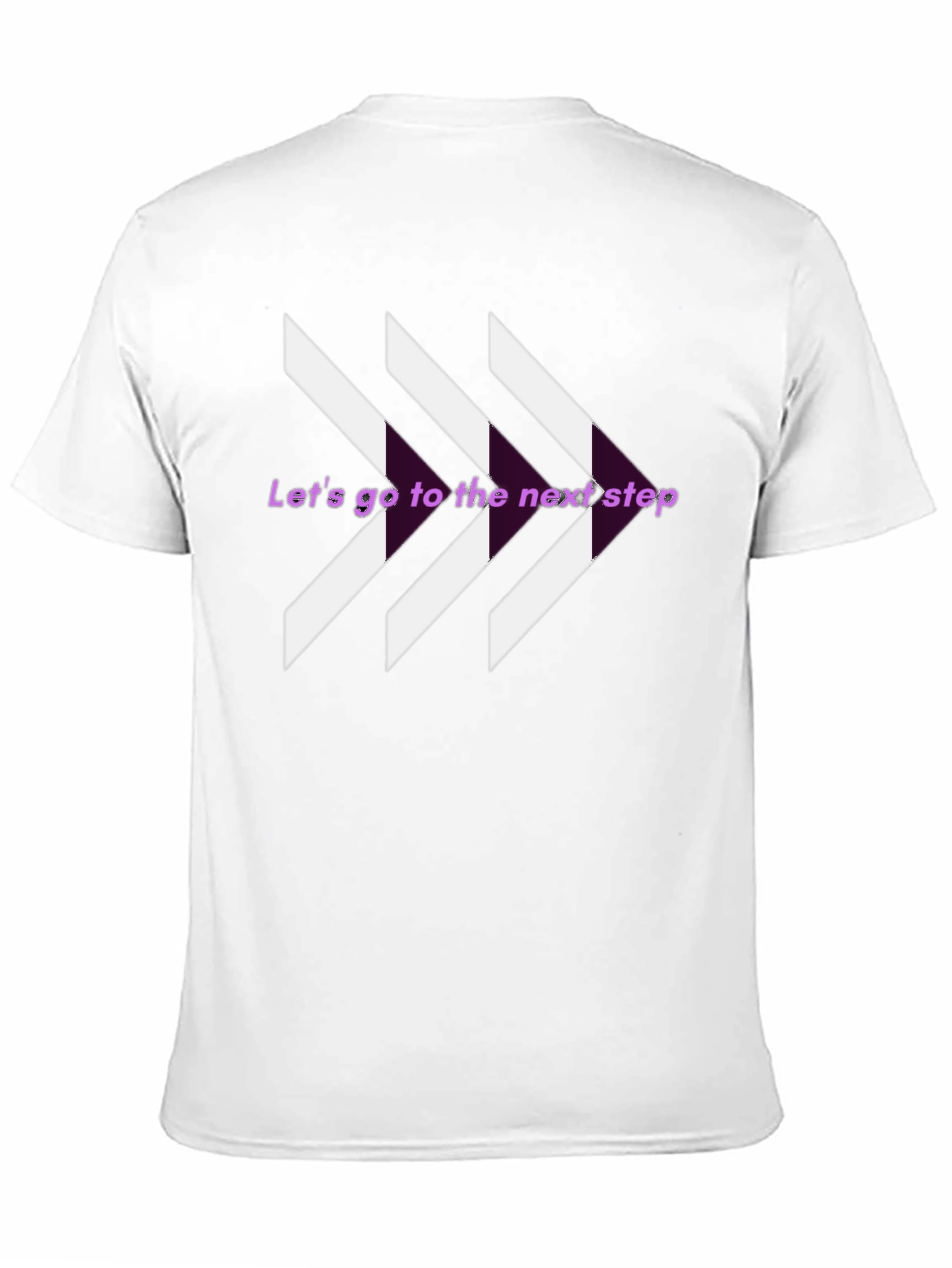 Next Step Graphic Tee - Stylish Arrow Design