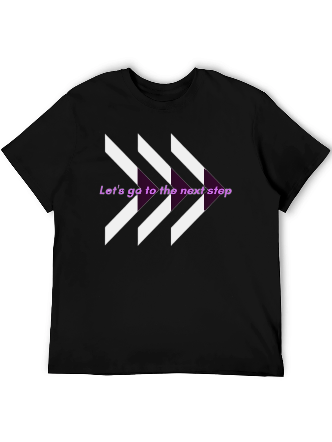 Next Step Graphic Tee - Stylish Arrow Design