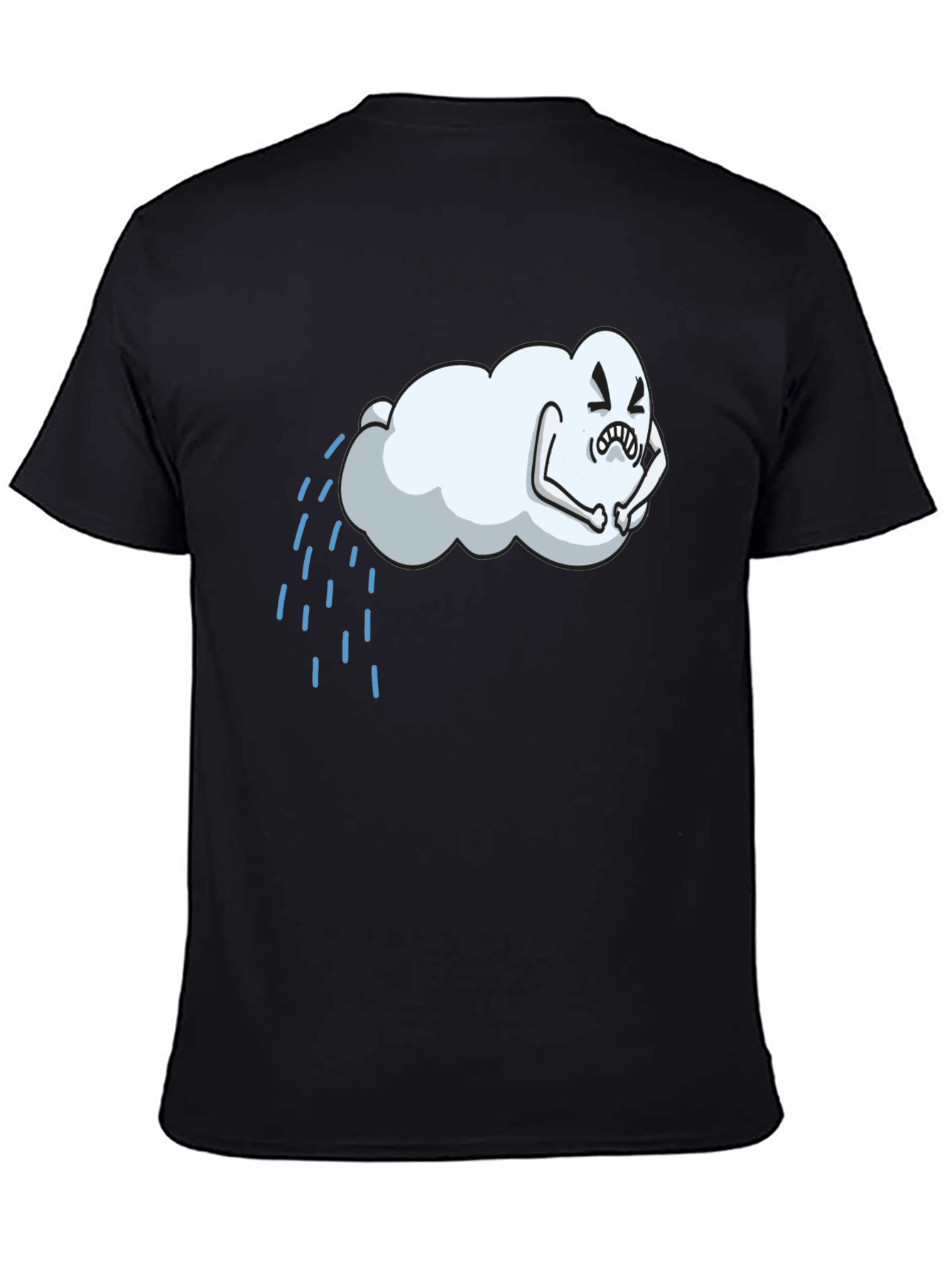 Rain Cloud Graphic Tee - Soft Cotton Blend
