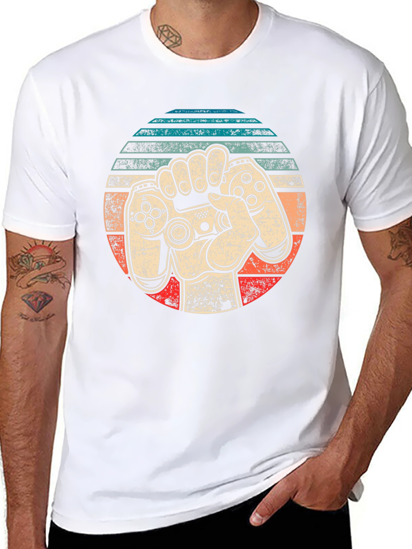 Gamer T-Shirt: Retro Gaming Controller Design