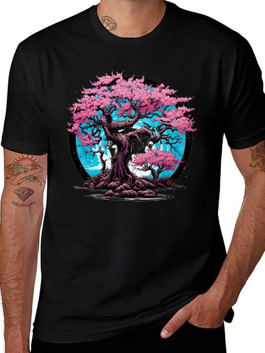 Cherry Blossom Tree Graphic Tee