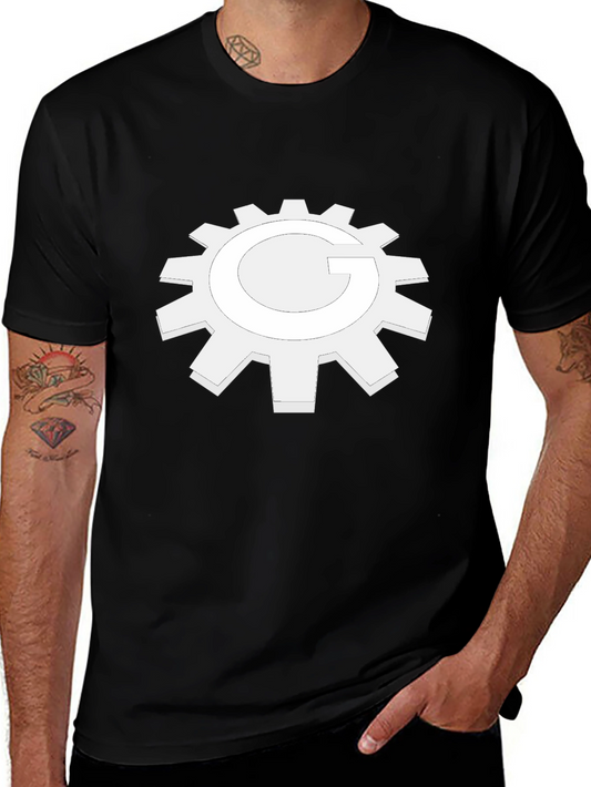 Gear G Graphic Tee - Black Cotton Blend