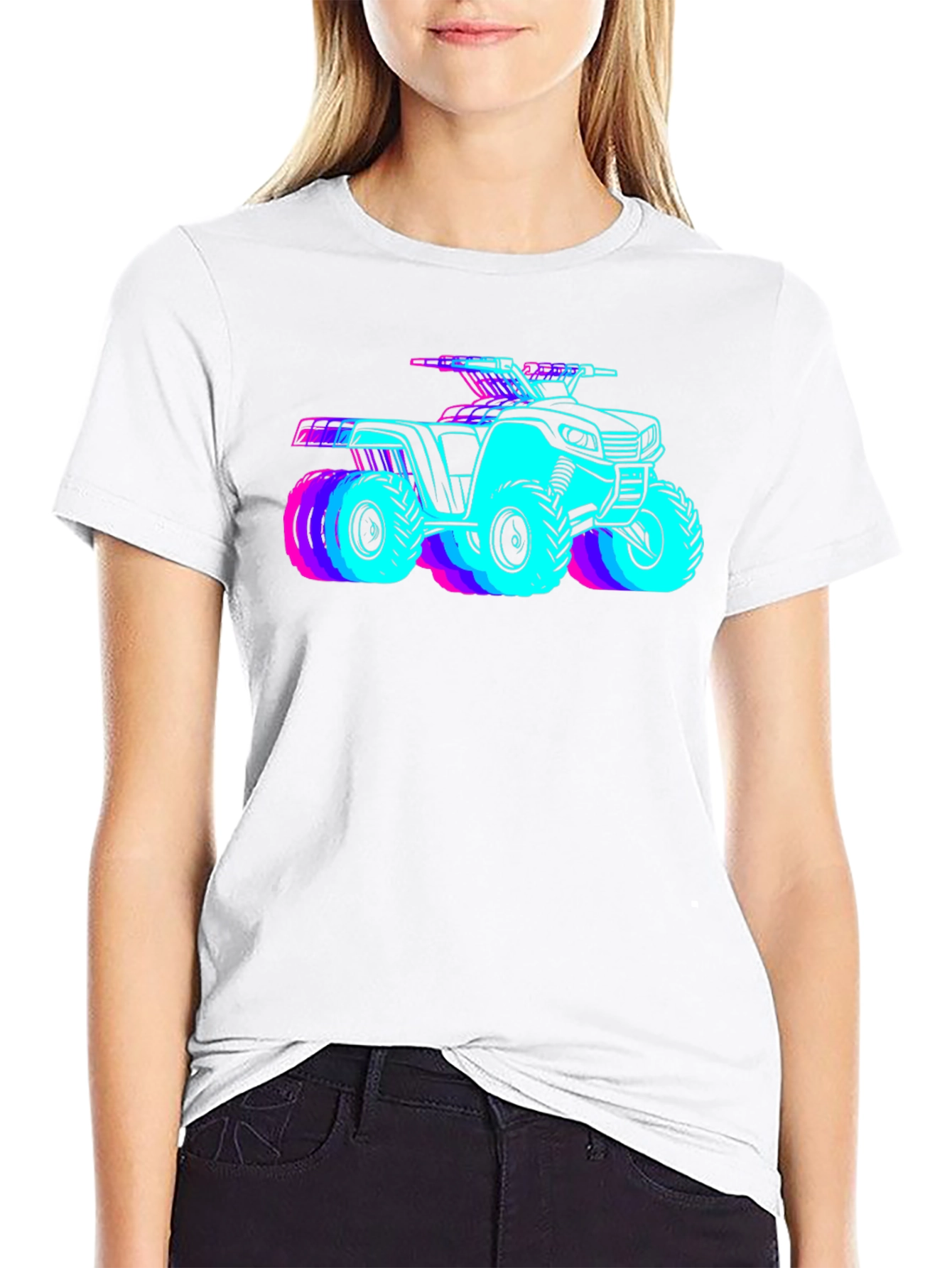 Neon ATV Graphic T-Shirt