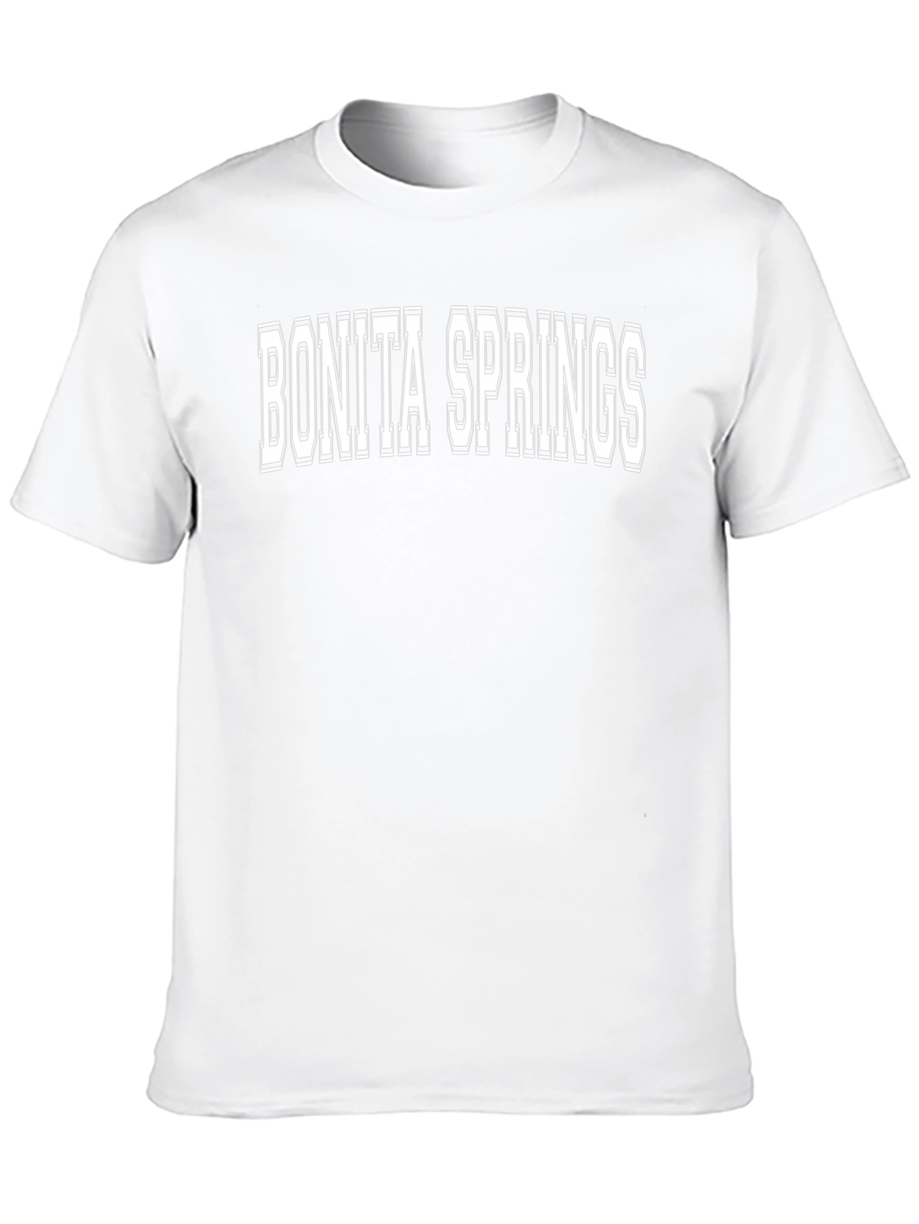 Bonita Springs T-Shirt - Black Crew Neck Tee