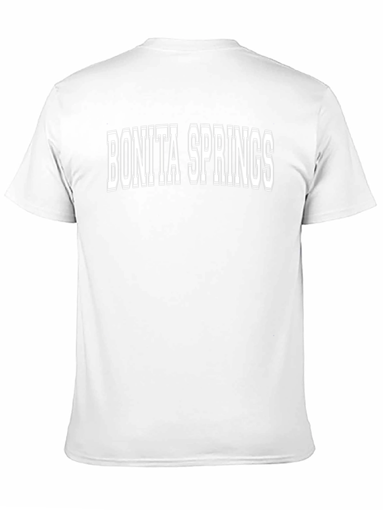 Bonita Springs T-Shirt - Black Crew Neck Tee