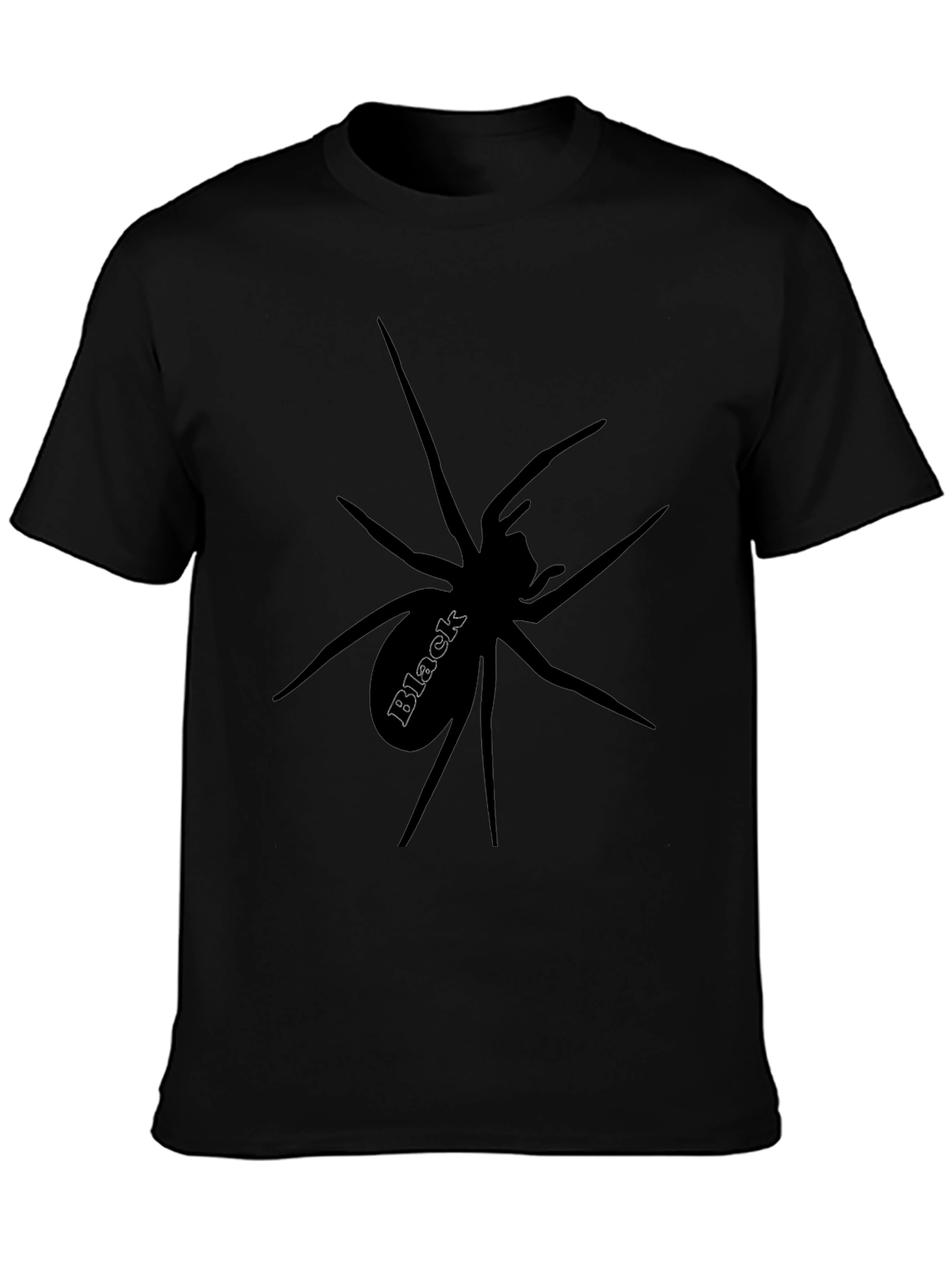 Black Spider Graphic Tee - Mens Comfort Fit