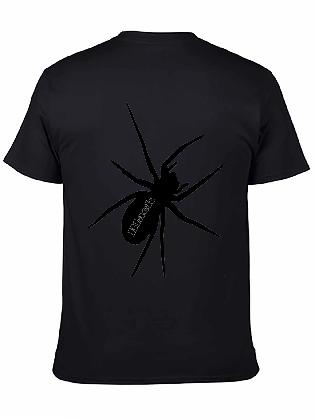 Black Spider Graphic Tee - Mens Comfort Fit
