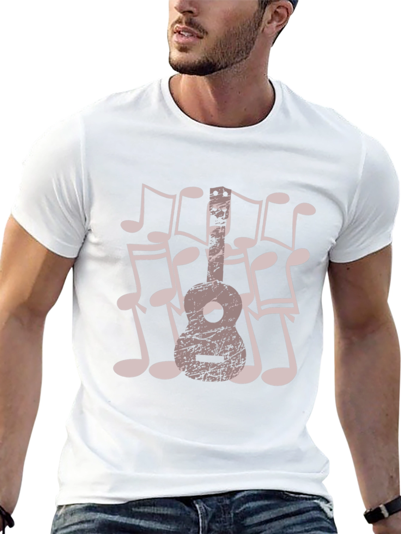 Musical Guitar T-Shirt - Rock On!