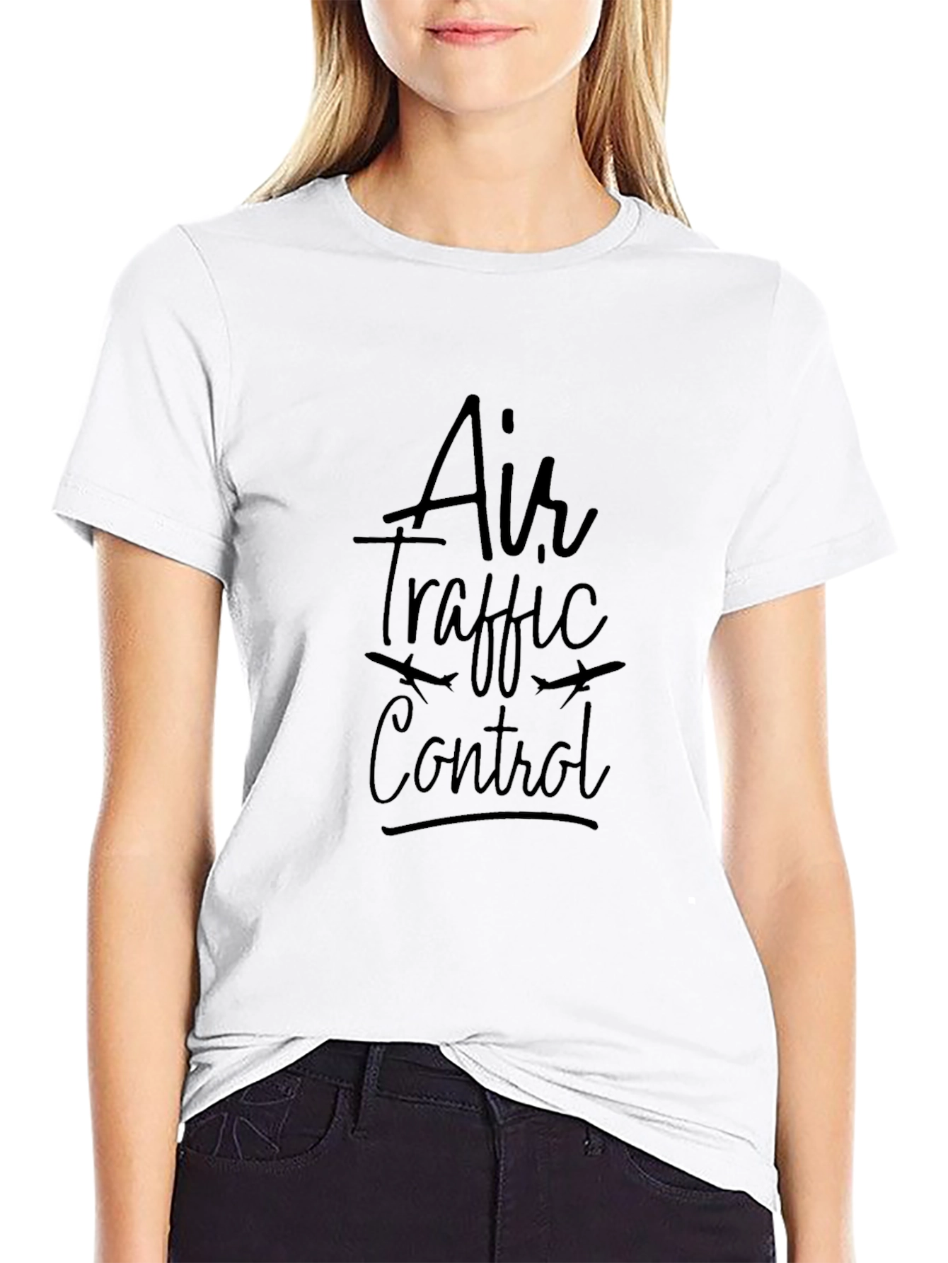 Air Traffic Control Graphic Tee - Black
