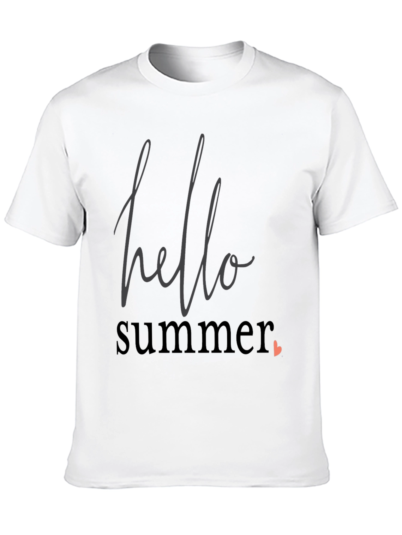 Hello Summer Graphic Tee - Black