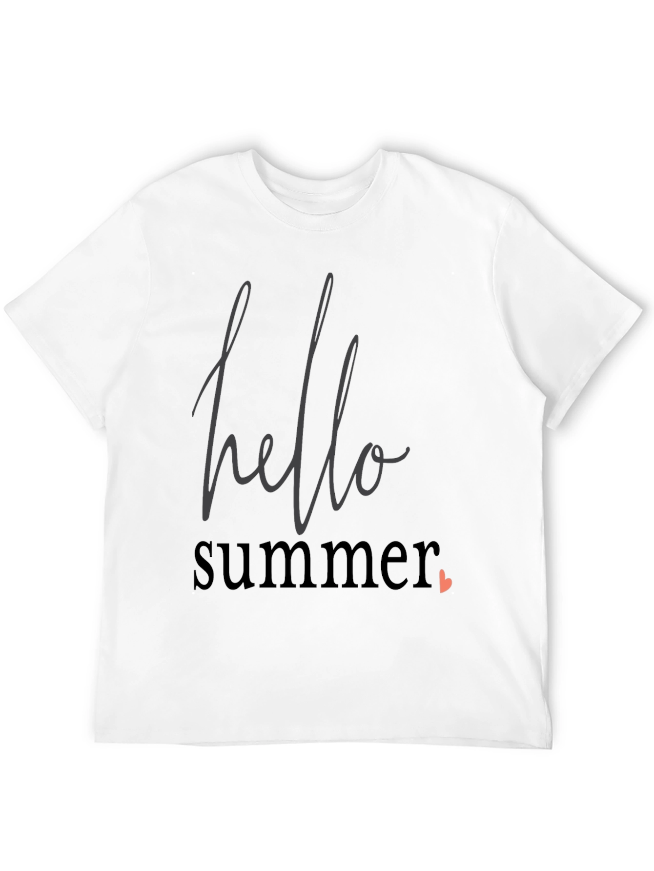 Hello Summer Graphic Tee - Black