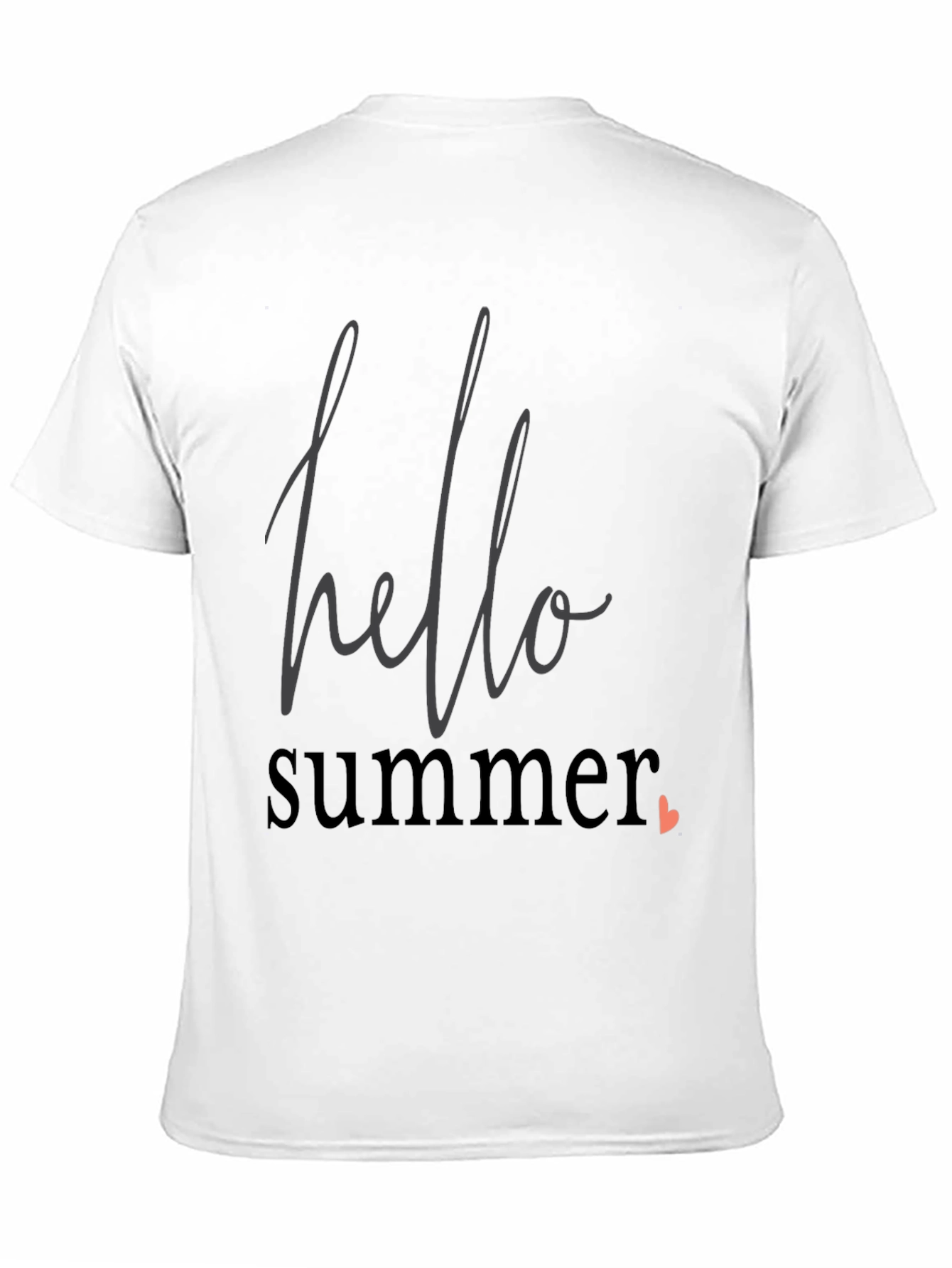 Hello Summer Graphic Tee - Black