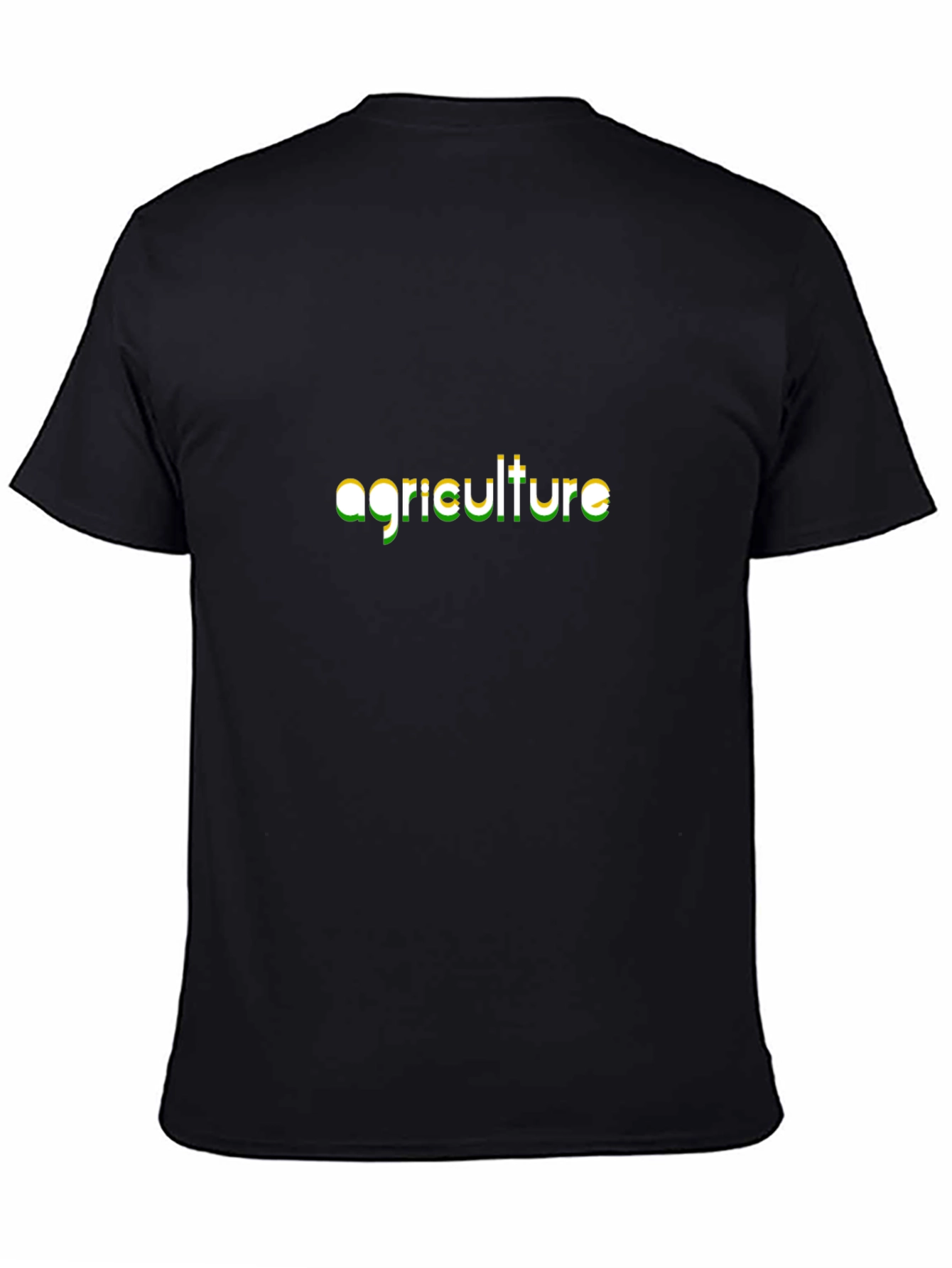 Agriculture T-Shirt - Black Cotton Tee