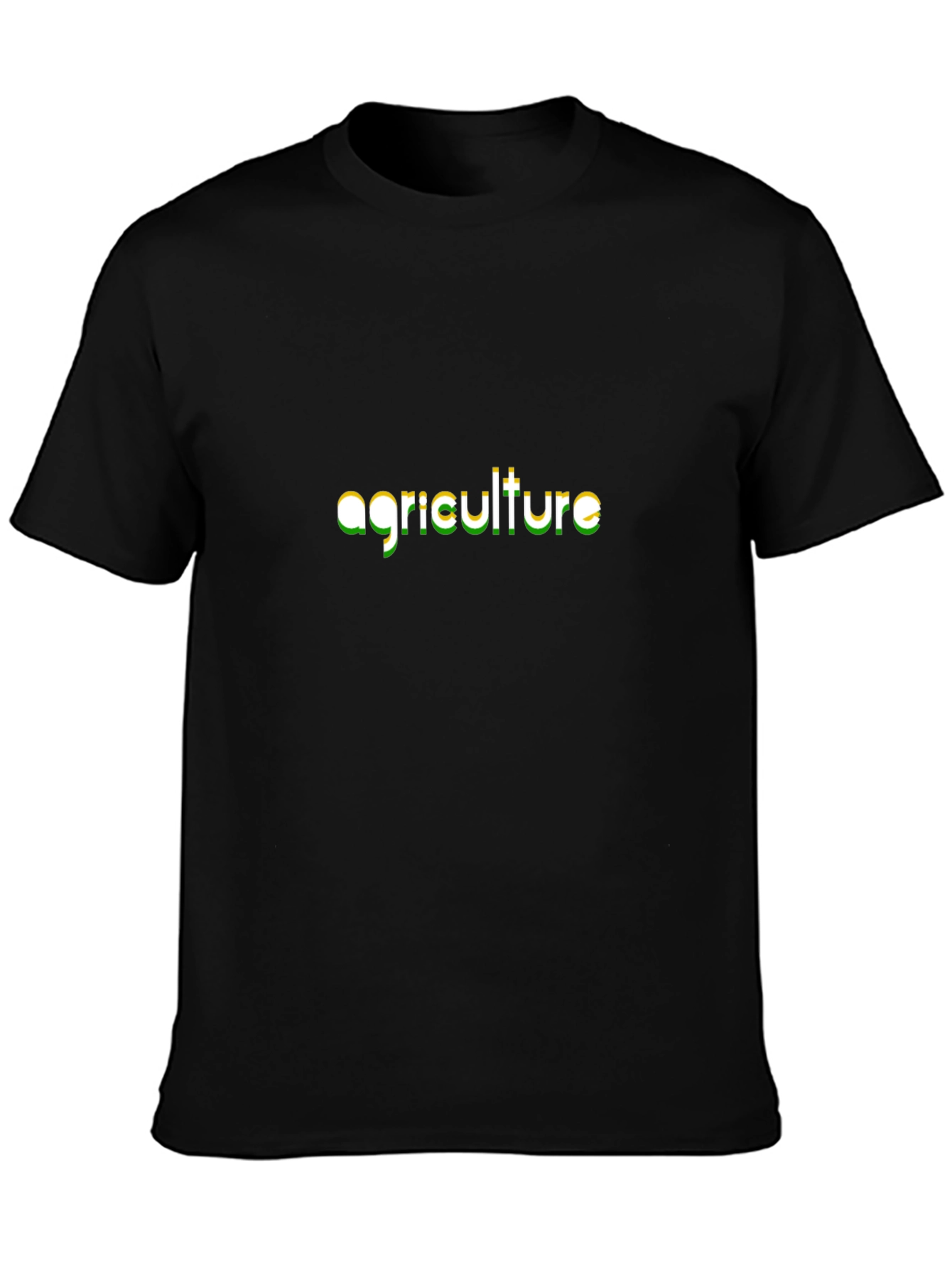 Agriculture T-Shirt - Black Cotton Tee