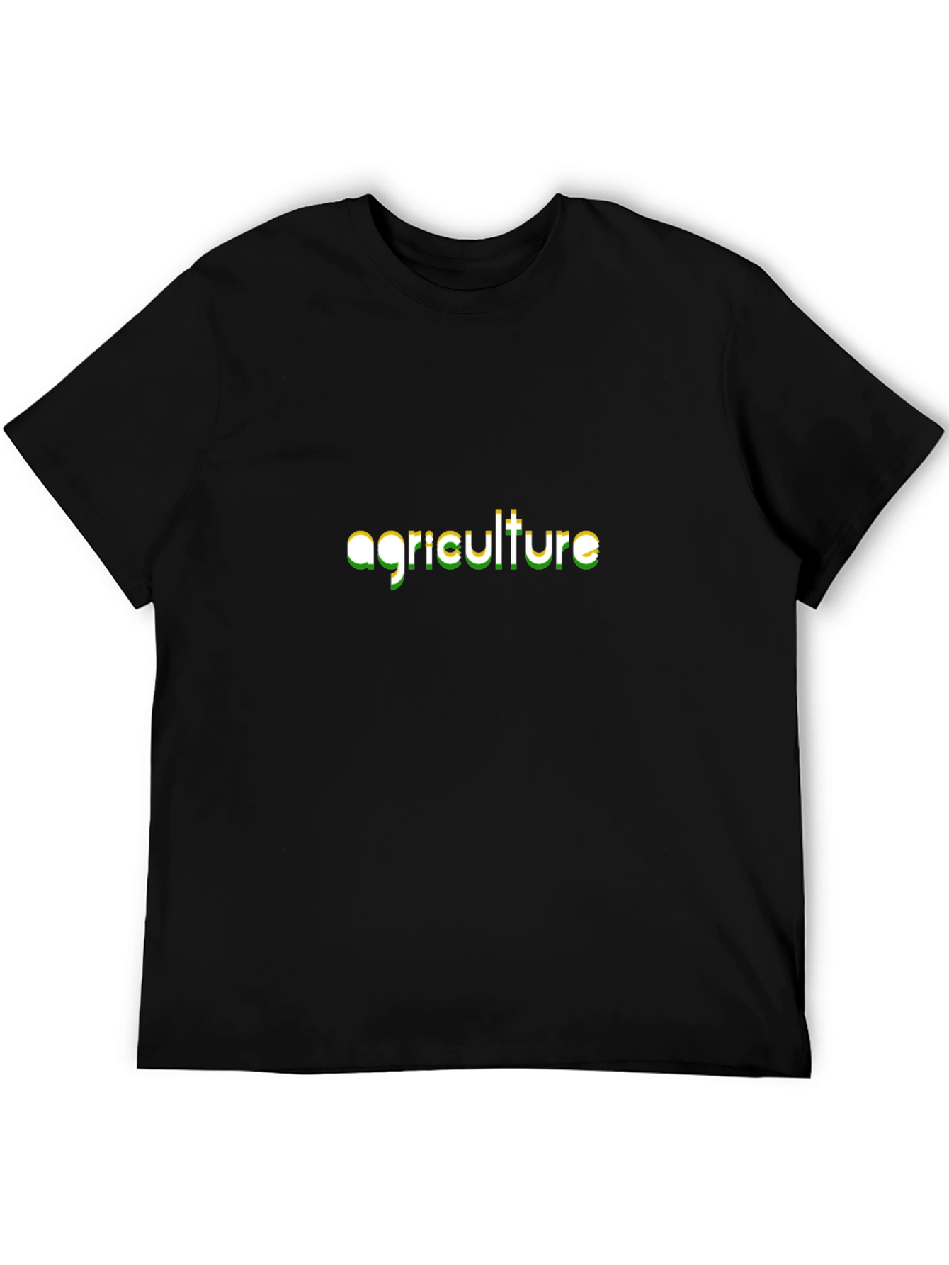 Agriculture T-Shirt - Black Cotton Tee