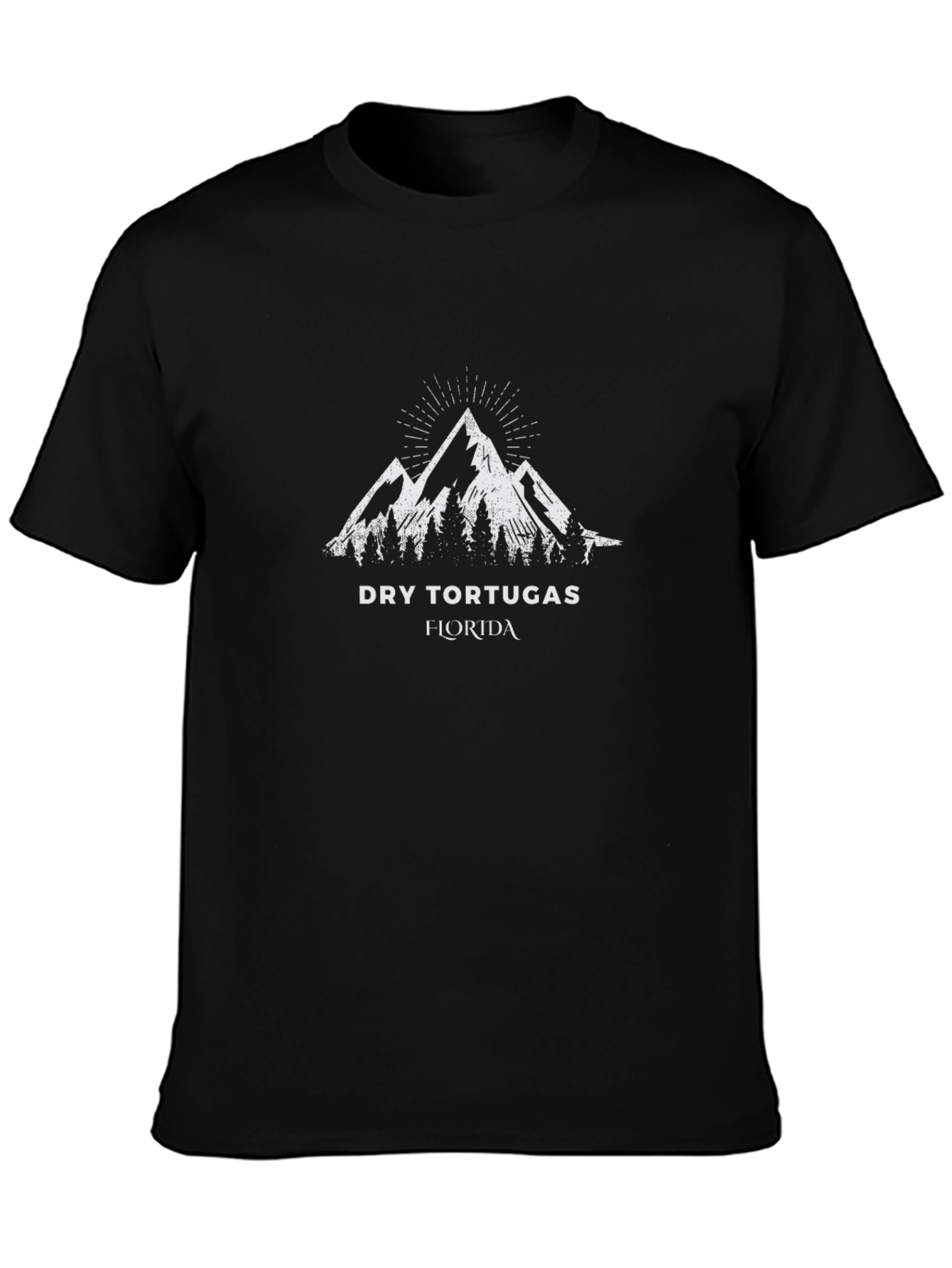 Dry Tortugas Florida Graphic T-Shirt - Black
