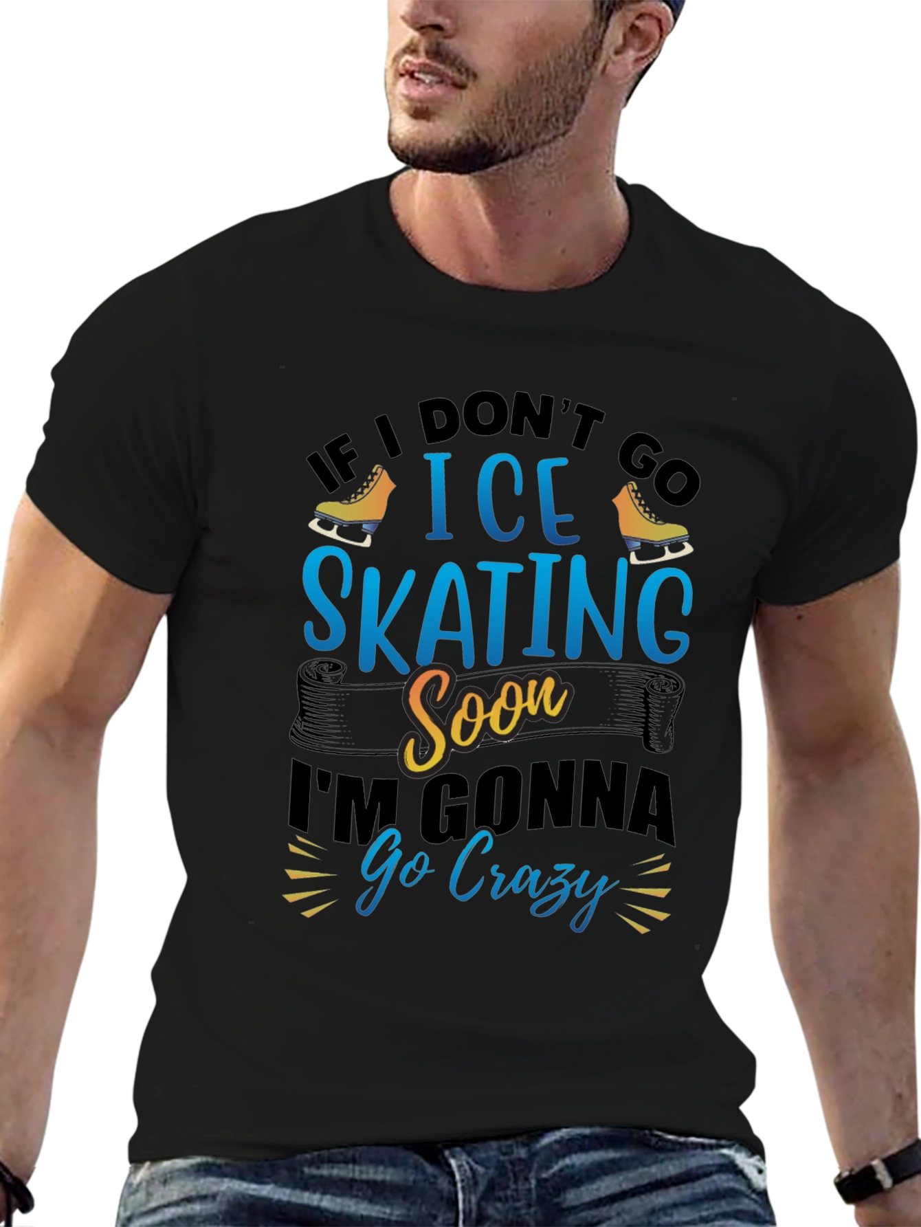 Ice Skating T-Shirt - If I Dont Go Soon