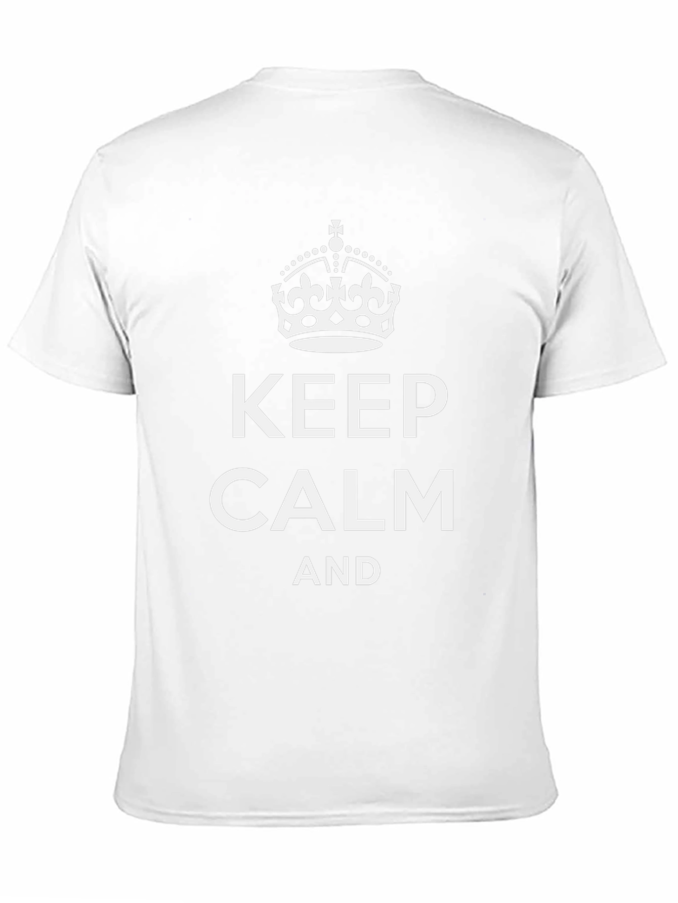 Keep Calm Graphic Tee - Classic Black Shirt