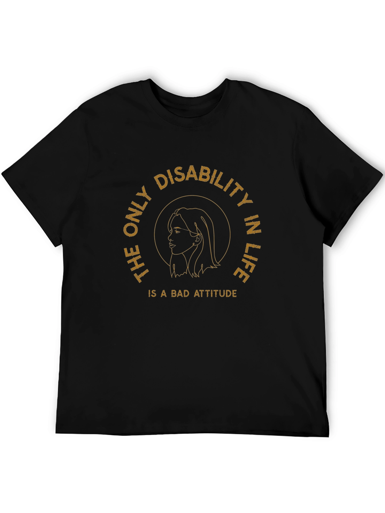 Inspirational Graphic T-Shirt - Bad Attitude