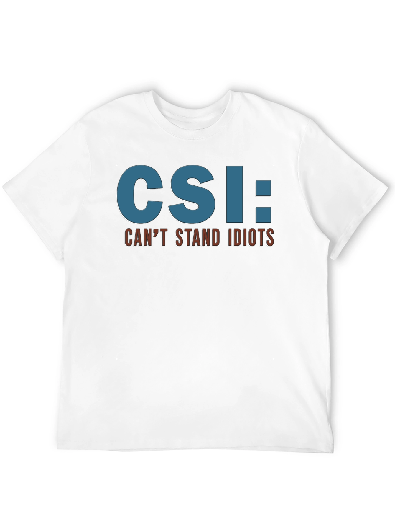 CSI: Cant Stand Idiots Graphic Tee - Black