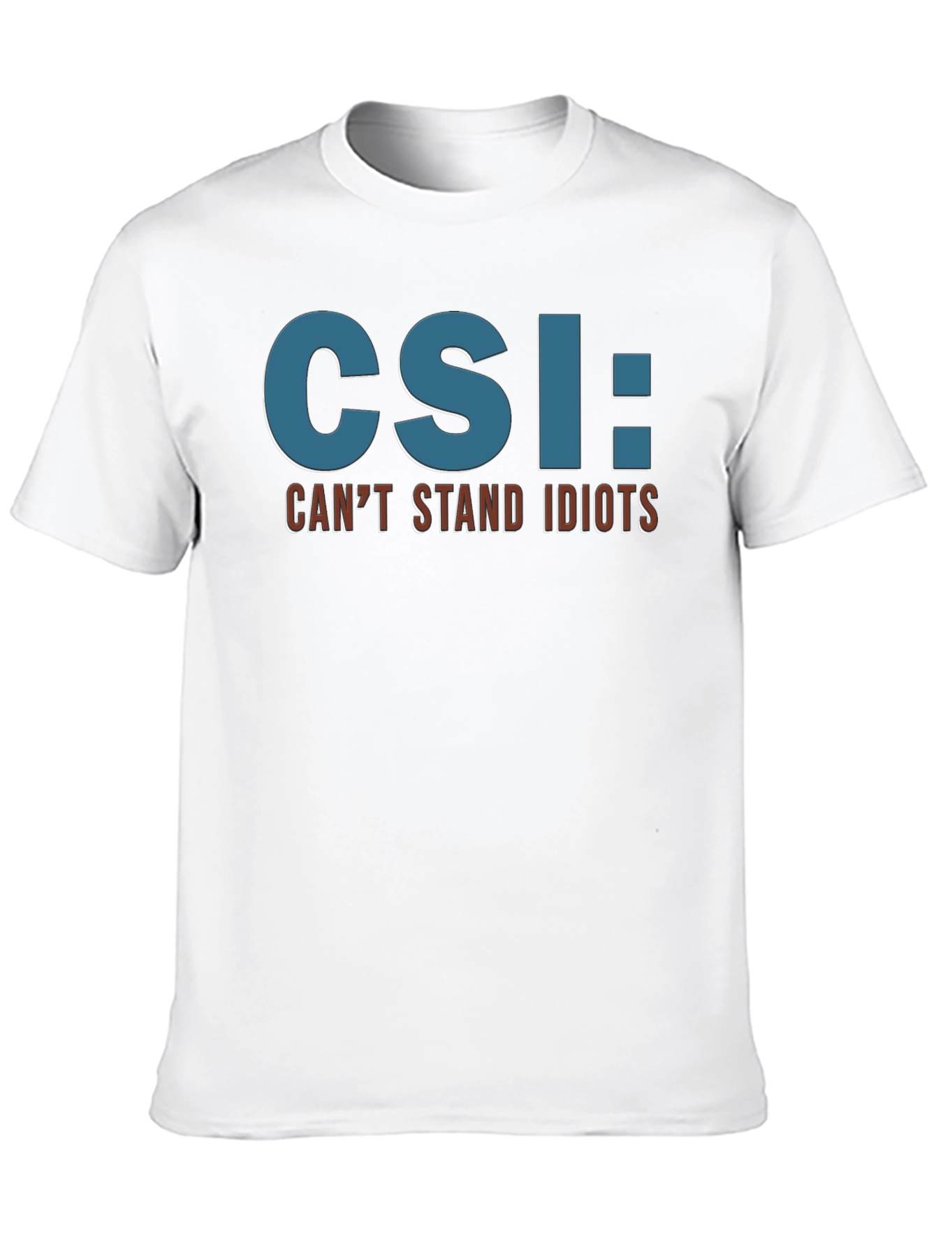 CSI: Cant Stand Idiots Graphic Tee - Black
