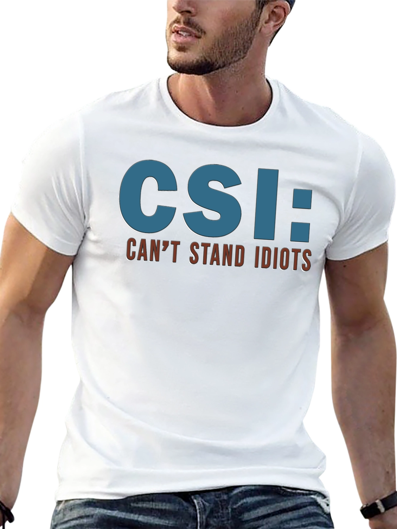 CSI: Cant Stand Idiots Graphic Tee - Black