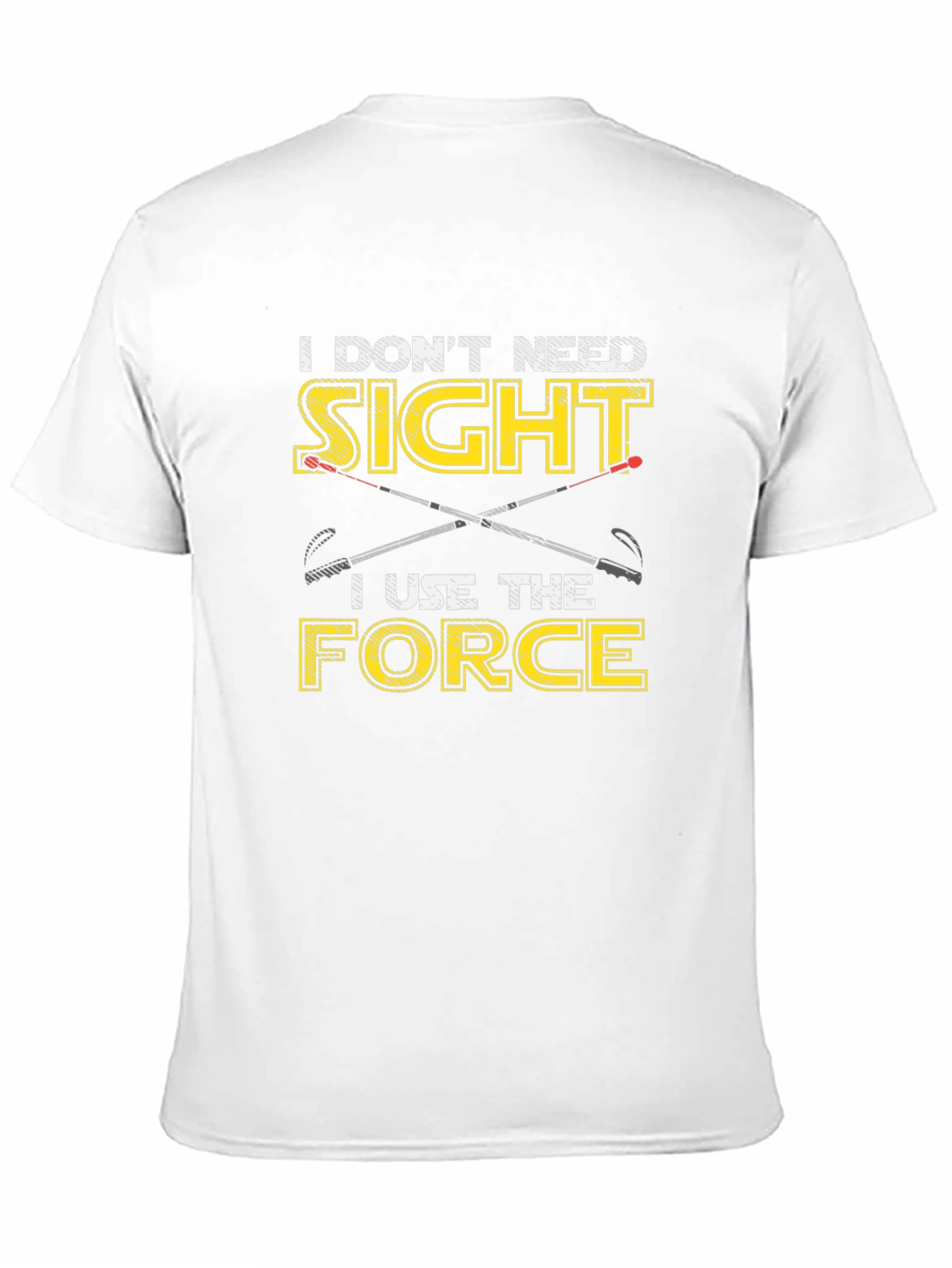 Funny Blind T-Shirt - I Use The Force