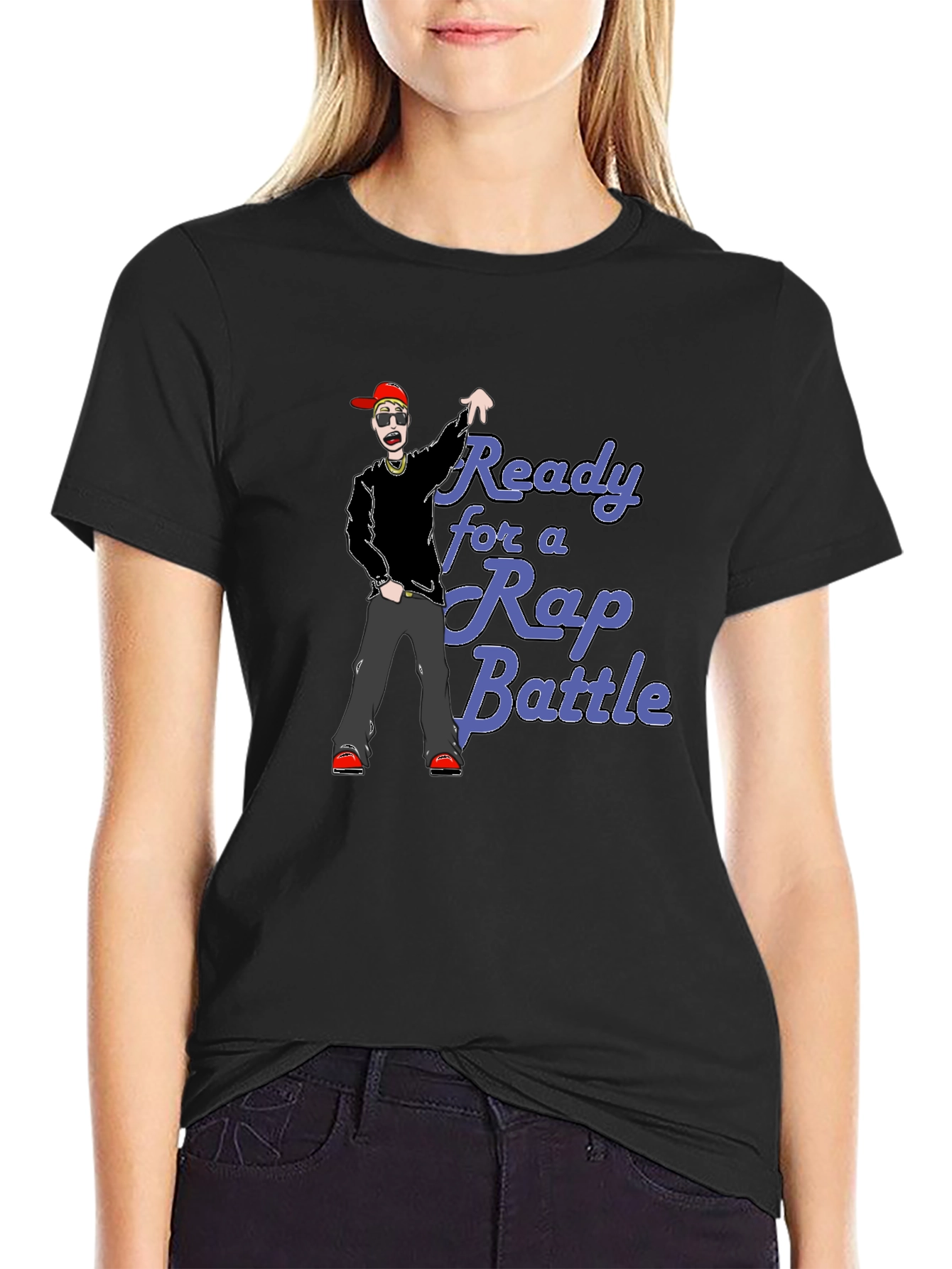 Ready for a Rap Battle Graphic T-Shirt