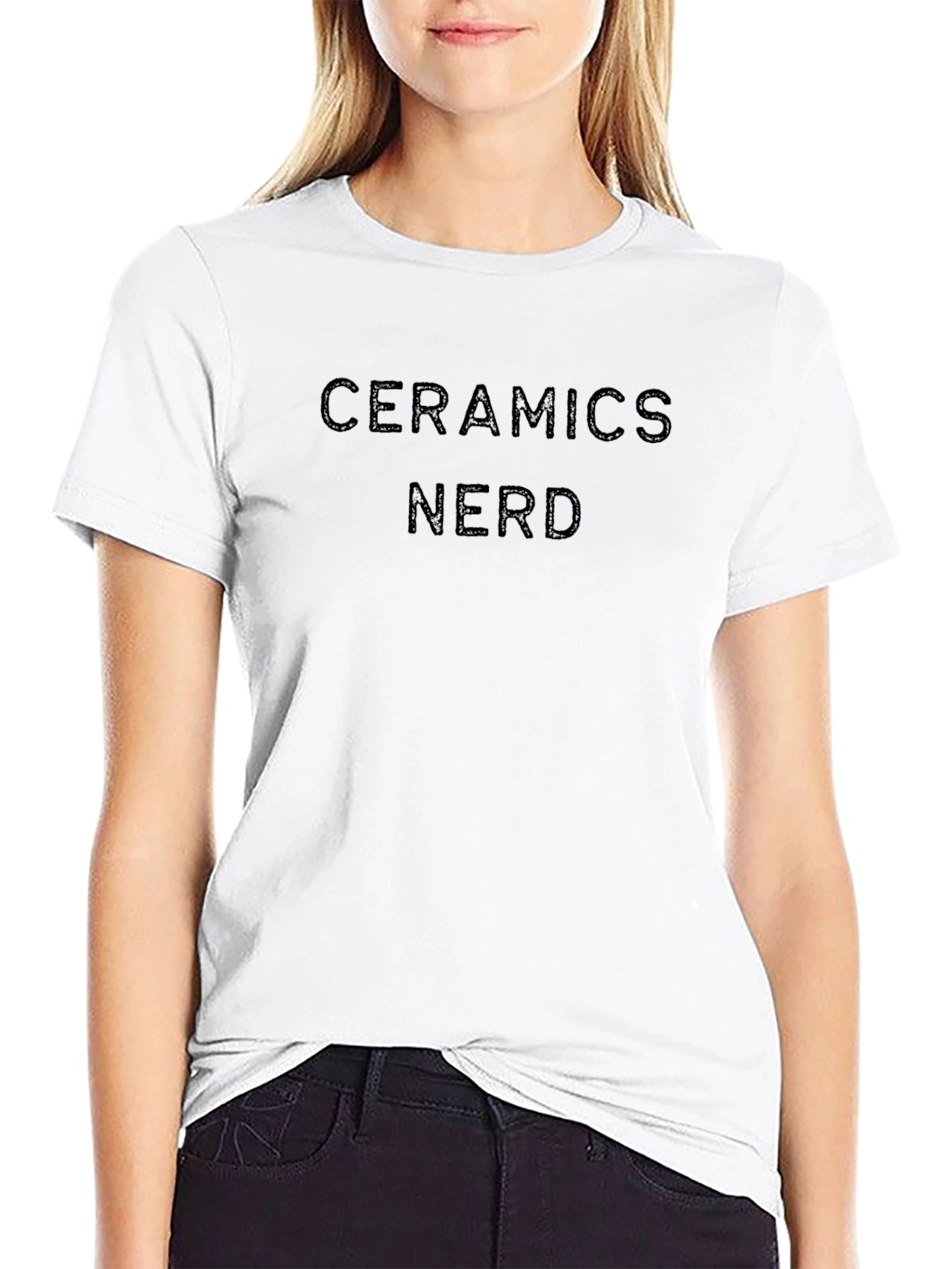 Ceramics Nerd T-Shirt - Black Stylish Geek Tee