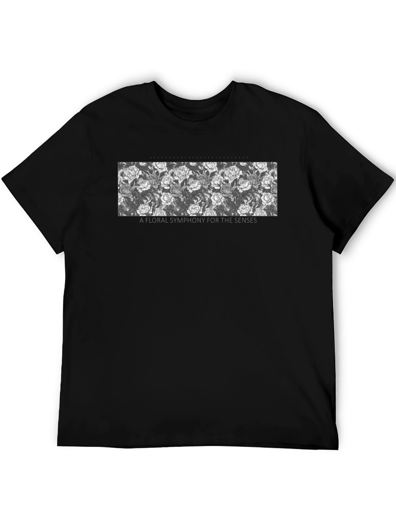 Floral Symphony Tee - Stylish Graphic Print