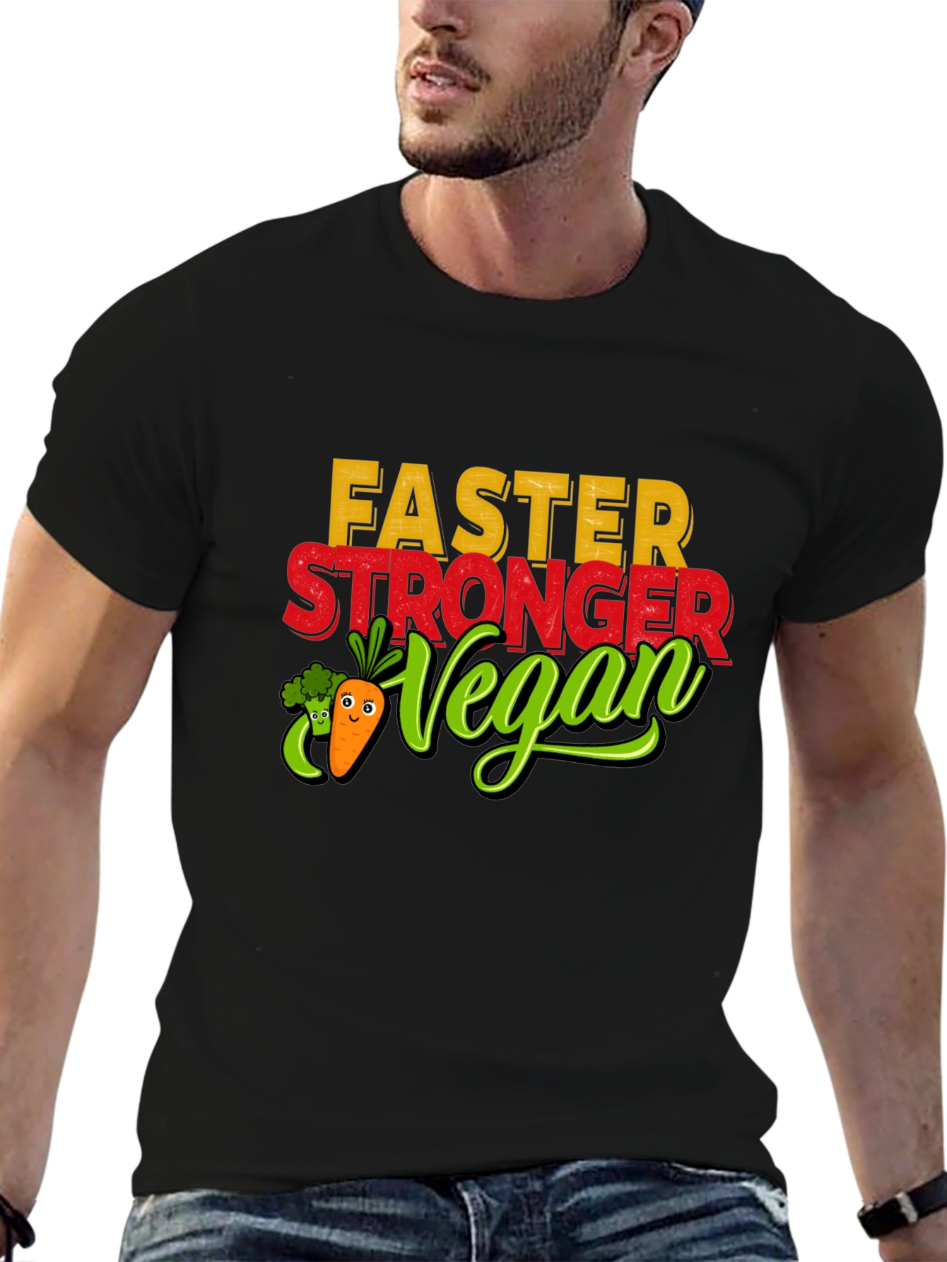 Faster Stronger Vegan T-Shirt