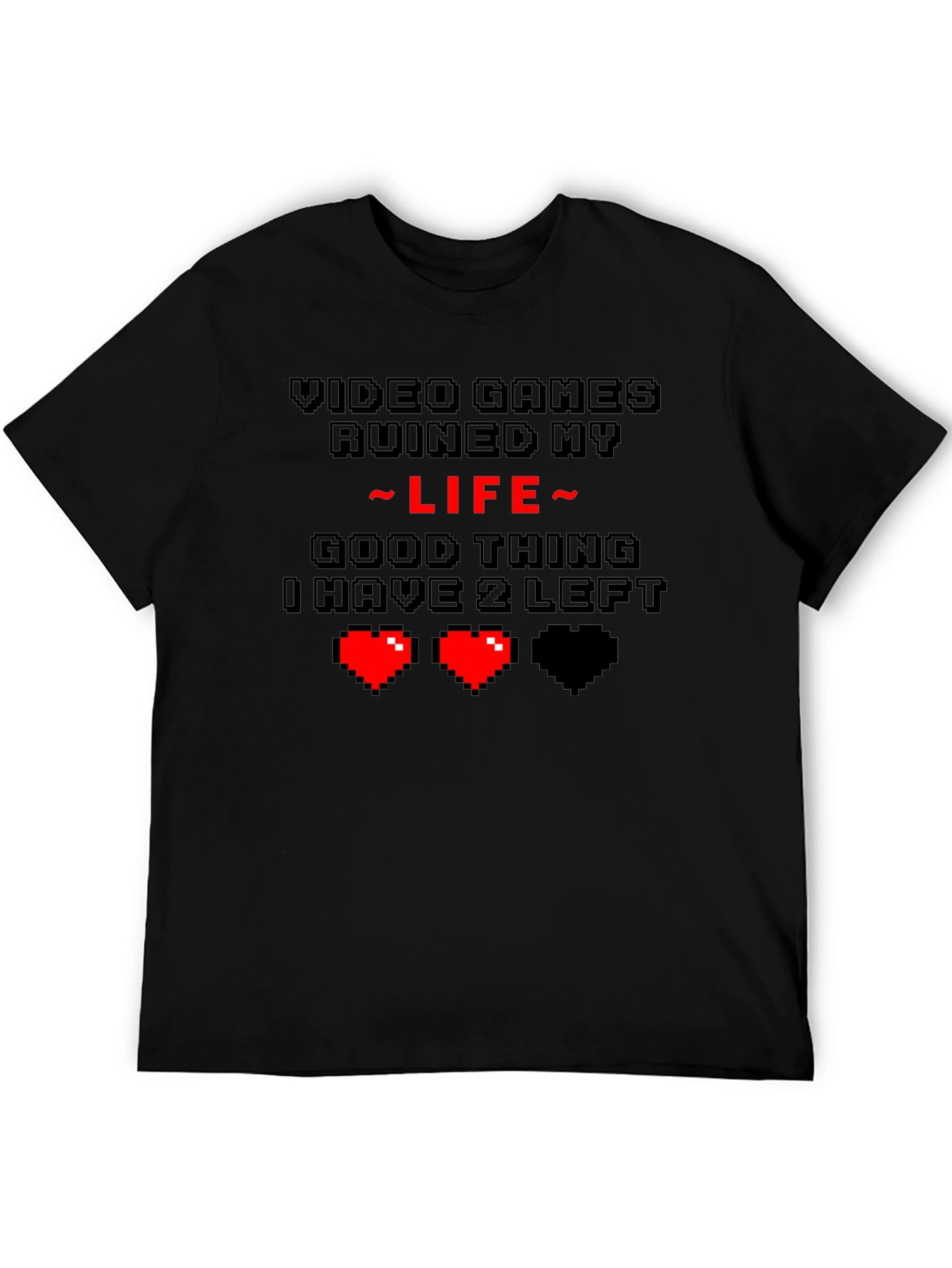 Gamer Ruined Life T-Shirt - Funny Video Game Tee