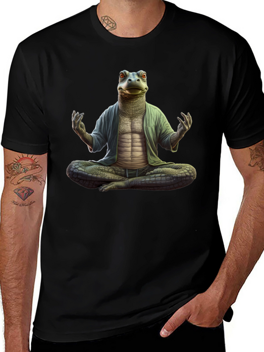 Zen Reptile Meditation T-Shirt