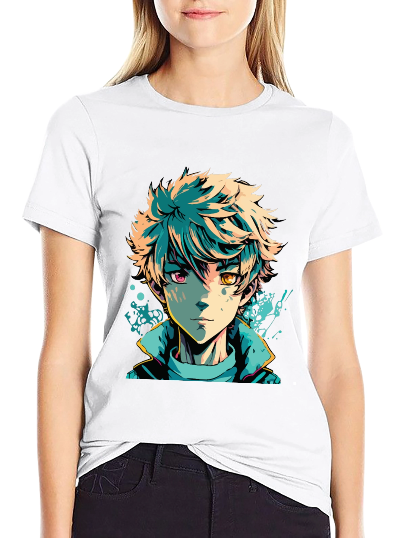 Anime Character Graphic Tee - Unique Design
