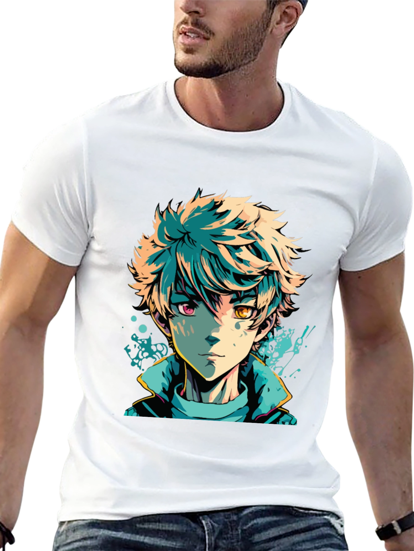 Anime Character Graphic Tee - Unique Design
