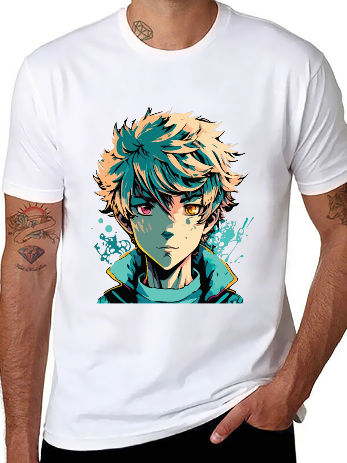 Anime Character Graphic Tee - Unique Design