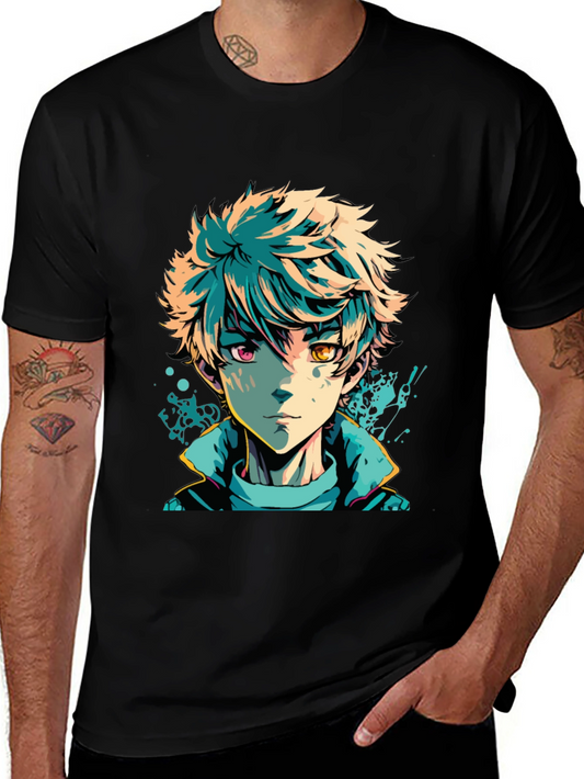 Anime Character Graphic Tee - Unique Design