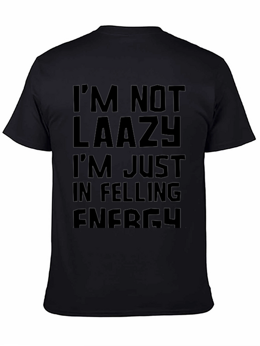 Im Not Lazy Graphic T-Shirt - Relaxed Fit